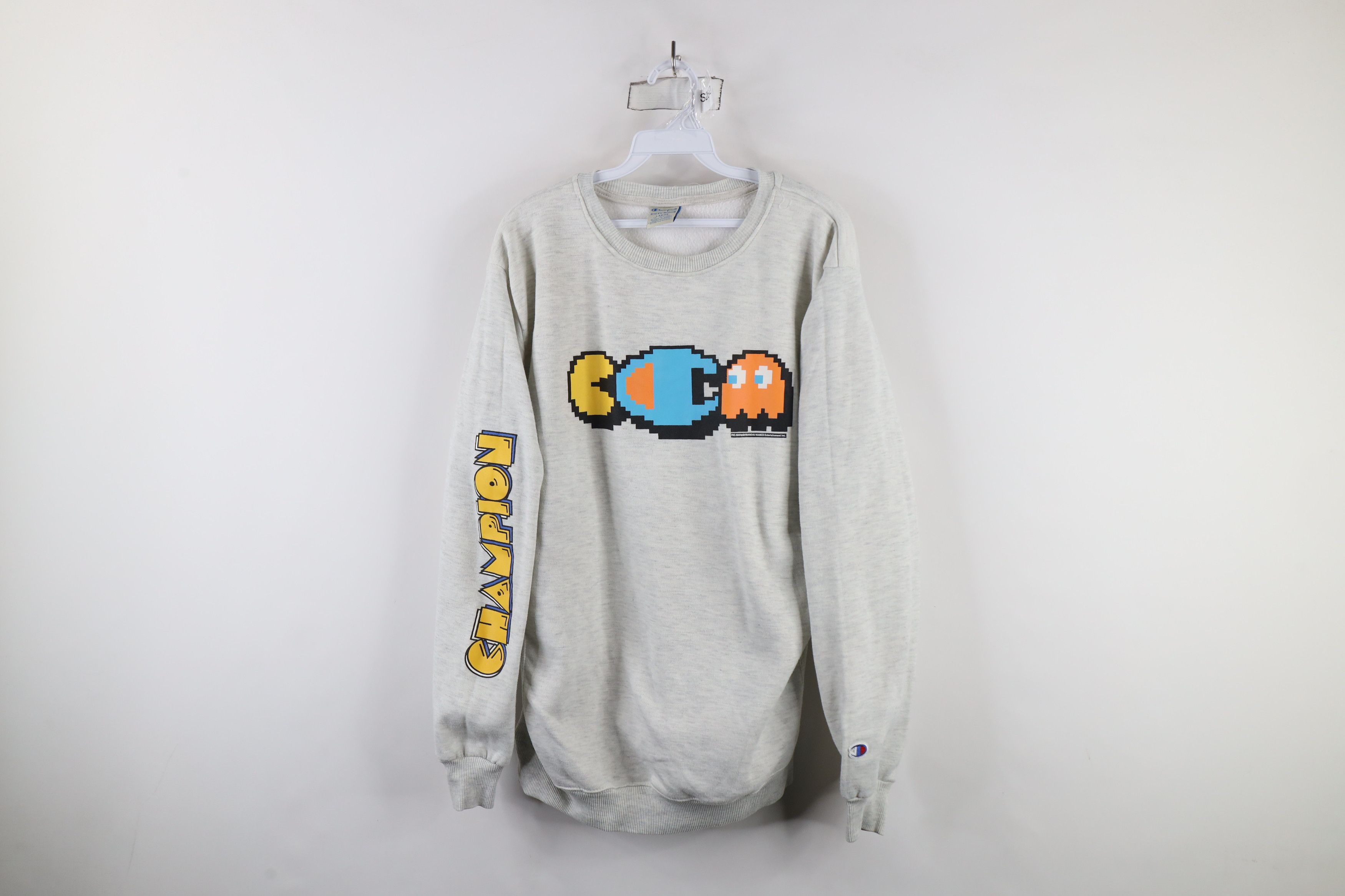 Champion × Vintage Champion x Namco Pacman Reverse Weave Crewneck Sweatshirt Size US L / EU 52-54 / 3 - 1 Thumbnail