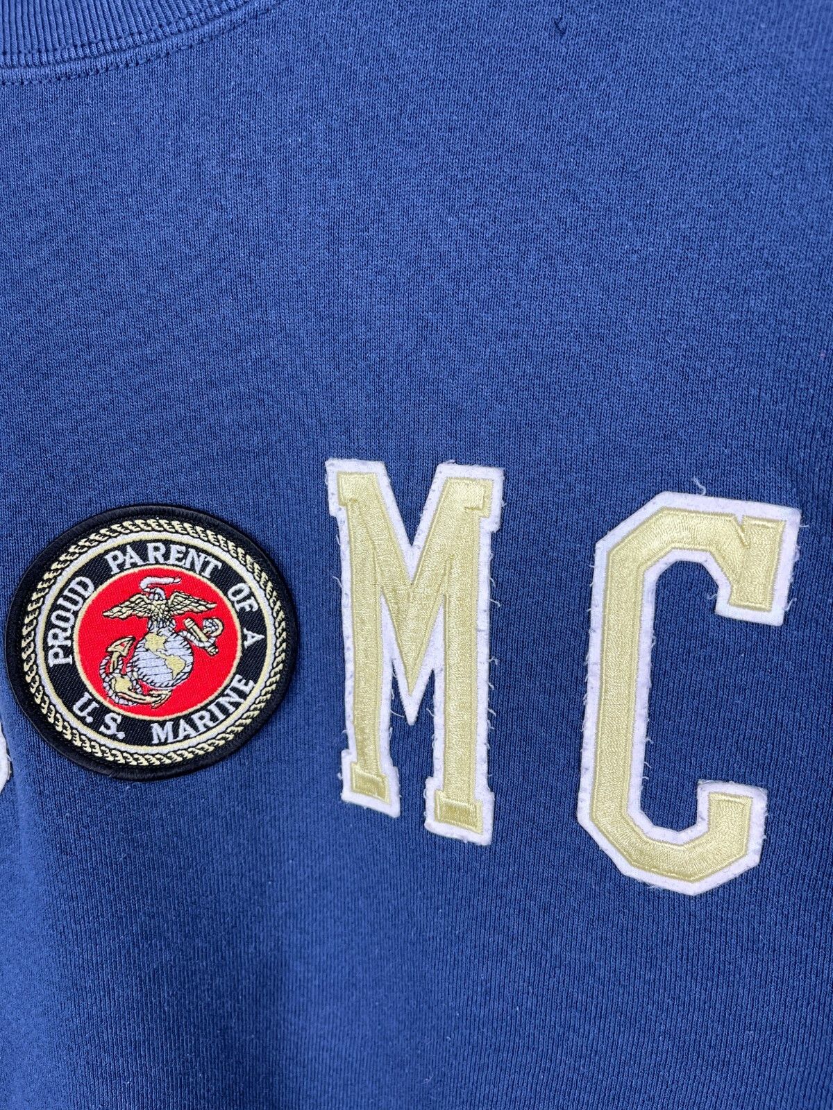 Other 90s USMC Proud Parent US Marine Corps Vintage Sweatshirt Size US L / EU 52-54 / 3 - 6 Thumbnail