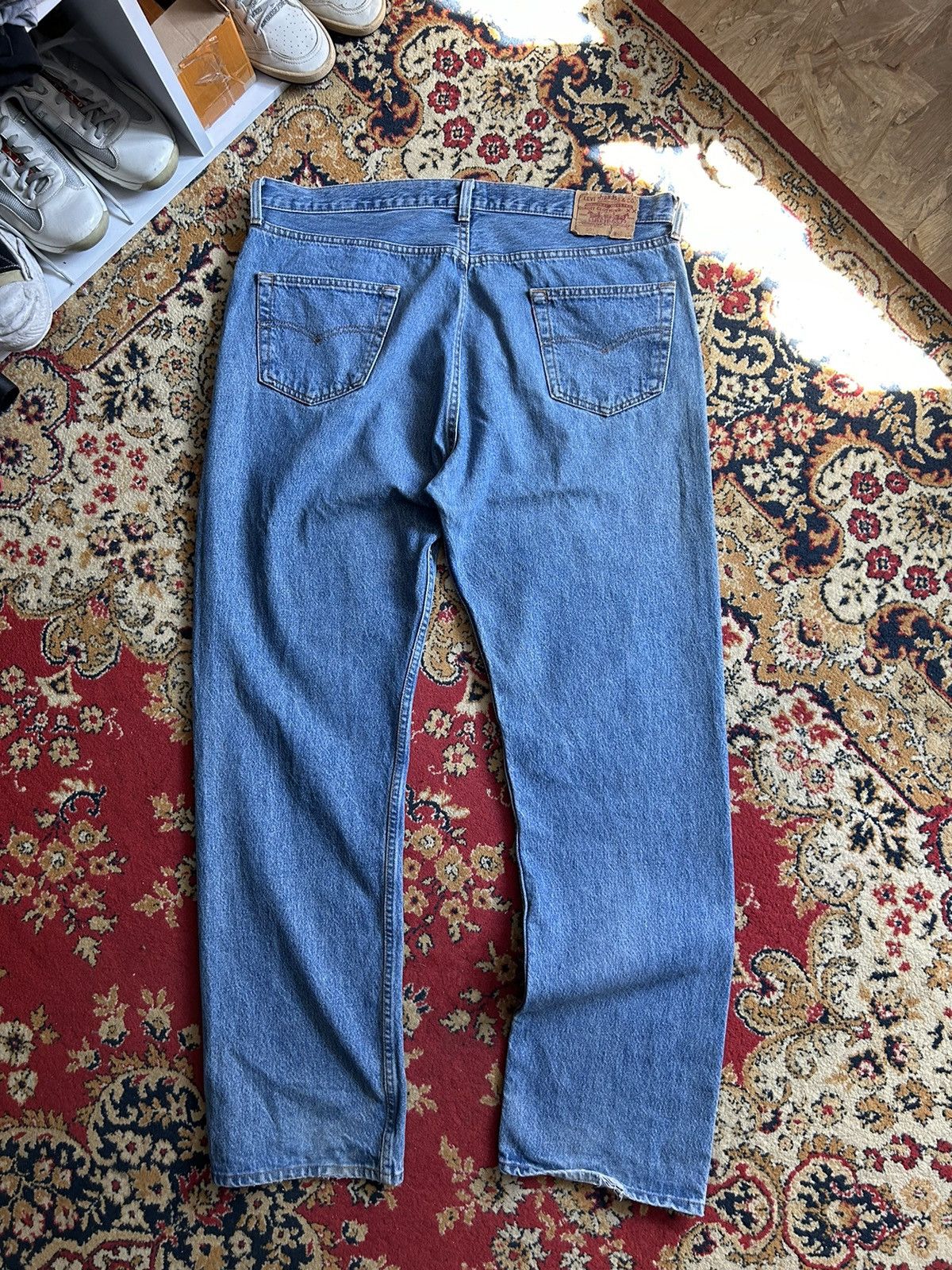 Levi's Vintage Clothing Vintage Levi’s 501 made in usa denim jeans pants Size US 40 / EU 56 - 9 Thumbnail