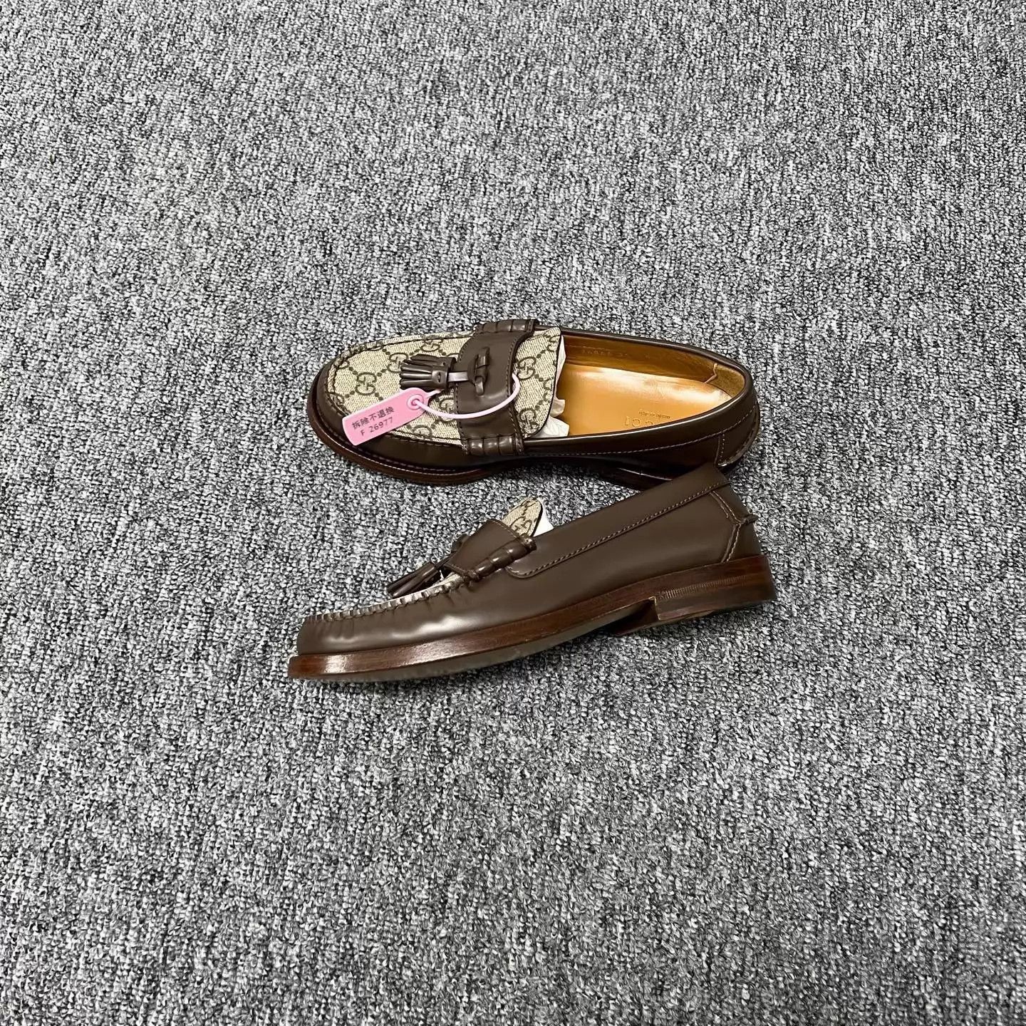 Gucci Gucci Tassel GG Monogram Color-Blocked Loafers Women's 36 Size US 5.5 / IT 35.5 - 3 Thumbnail