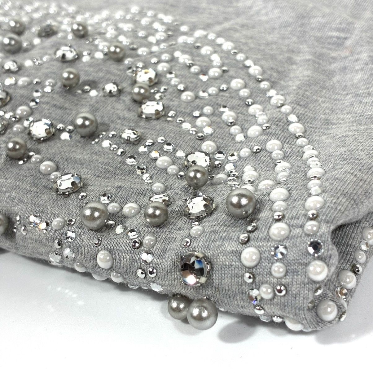 Versace Versace Crystal Medusa Crop Boxy T-Shirt Tee Top Gray IT 40 Size S / US 4 / IT 40 - 7 Thumbnail
