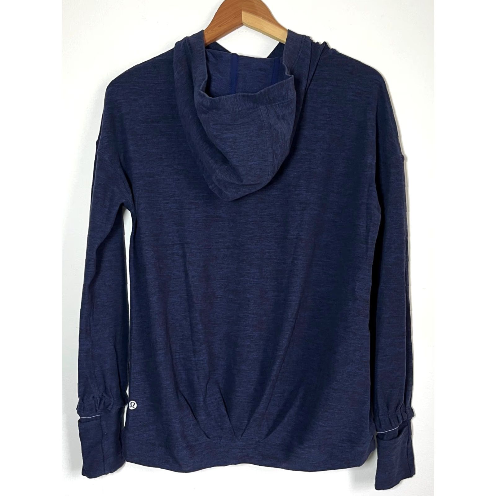 Lululemon Lululemon Women’s Extra Mile Hoodie Heathered Hero Blue M Shirt Adult Women Hoodie City Sports Size M / US 6-8 / IT 42-44 - 3 Thumbnail