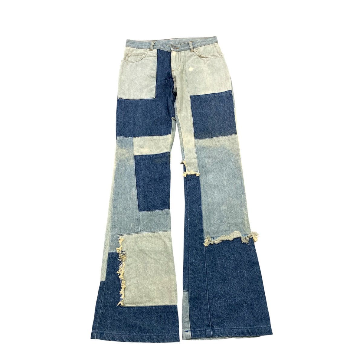 Kapital The Hipsite Patcwork Distressed Flare Denim Kapital Hysteric Size US 28 / EU 44 - 1 Thumbnail