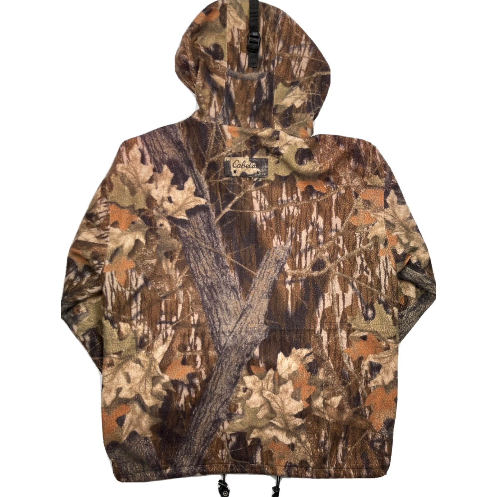 Vintage VTG Cabela's Mens USA Made Dry Plus Camouflage Hooded Hunting Jacket Heavy Lined Sz L JS? Size US L / EU 52-54 / 3 - 4 Thumbnail