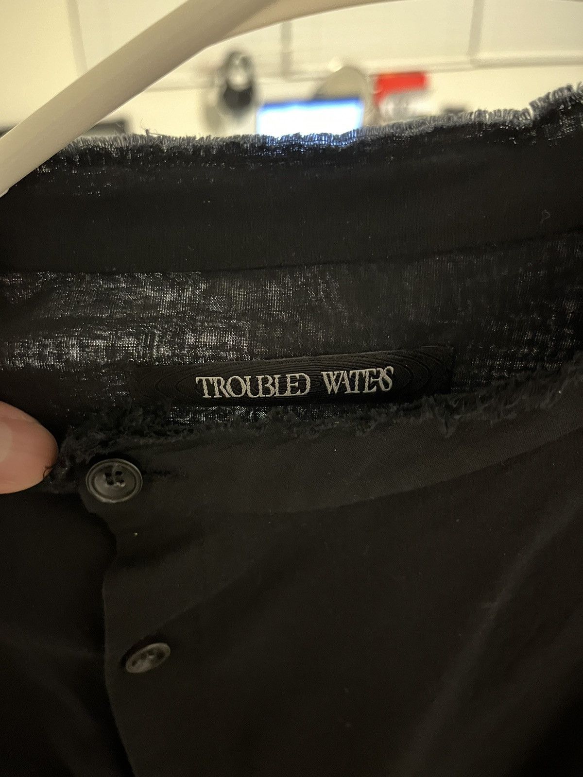 Designer × Japanese Brand × Troubled Waters Troubled Waters TBW Fencing Shirt (Black) Size US M / EU 48-50 / 2 - 7 Thumbnail