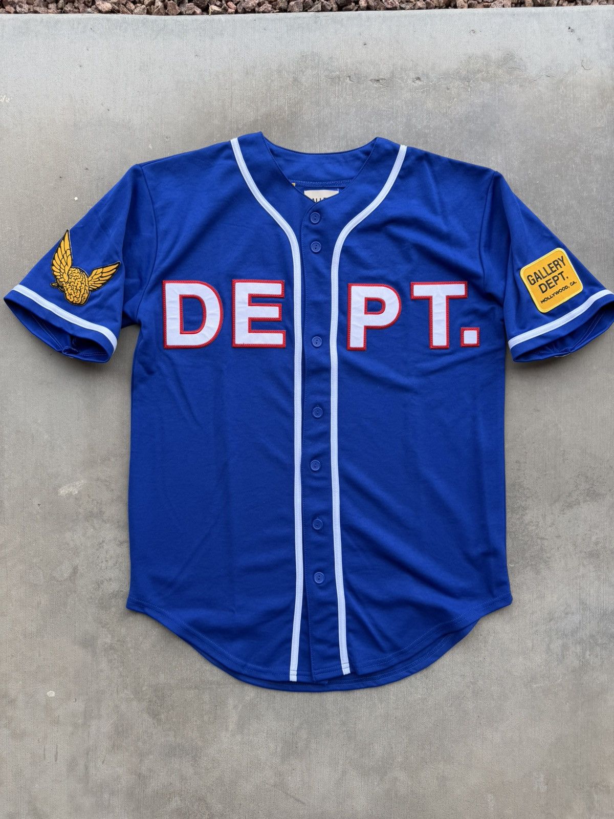 Gallery Dept. Gallery Dept. Echo Park Baseball Jersey – Navy Blue Large Size US L / EU 52-54 / 3 - 1 Thumbnail