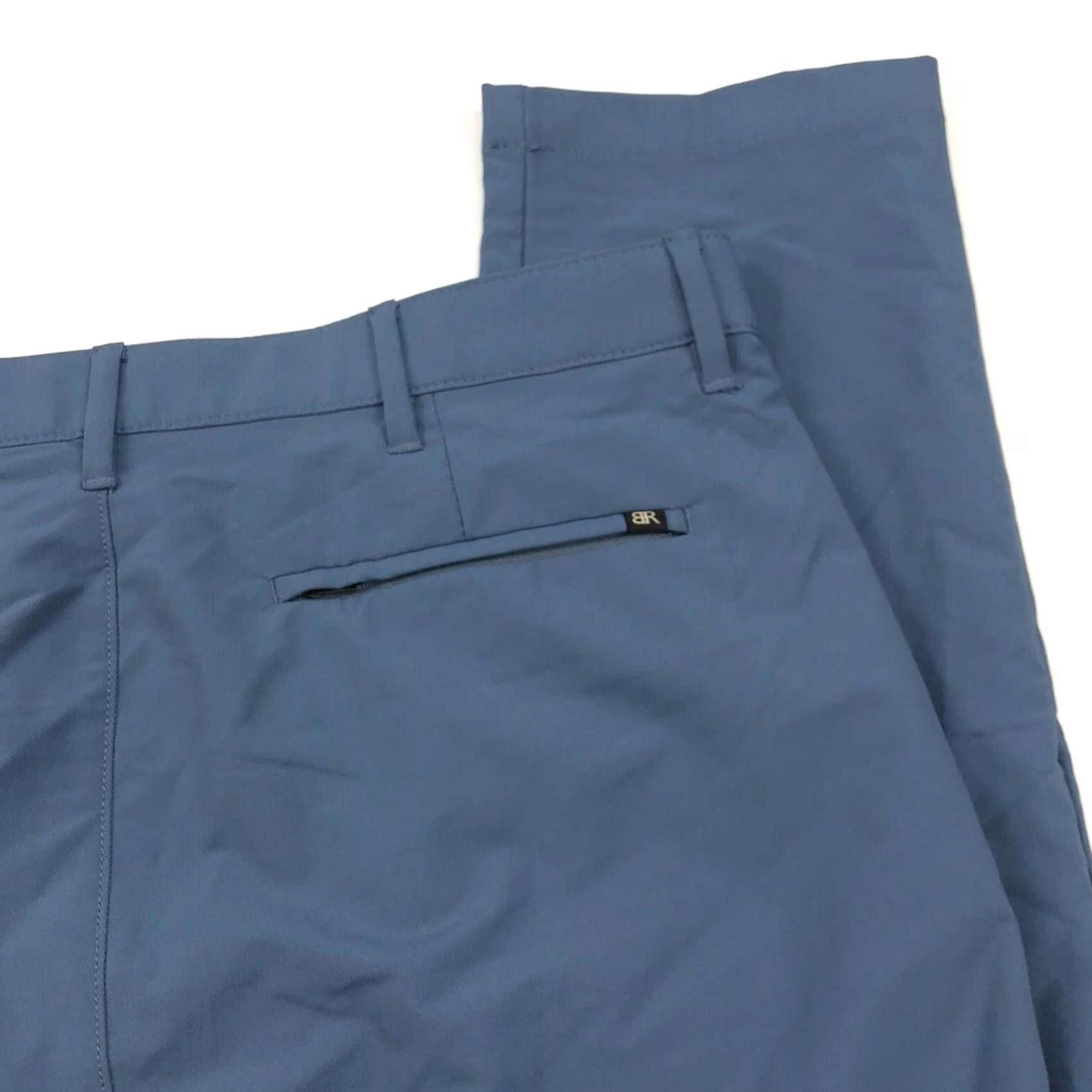 Banana Republic Banana Republic Chino Pants 38x34 Flat Front Tech Stretch Button Belt Loops Blue Regular Men’s Pants 38 W 34 L Modern American Size US 38 / EU 54 - 2 Thumbnail