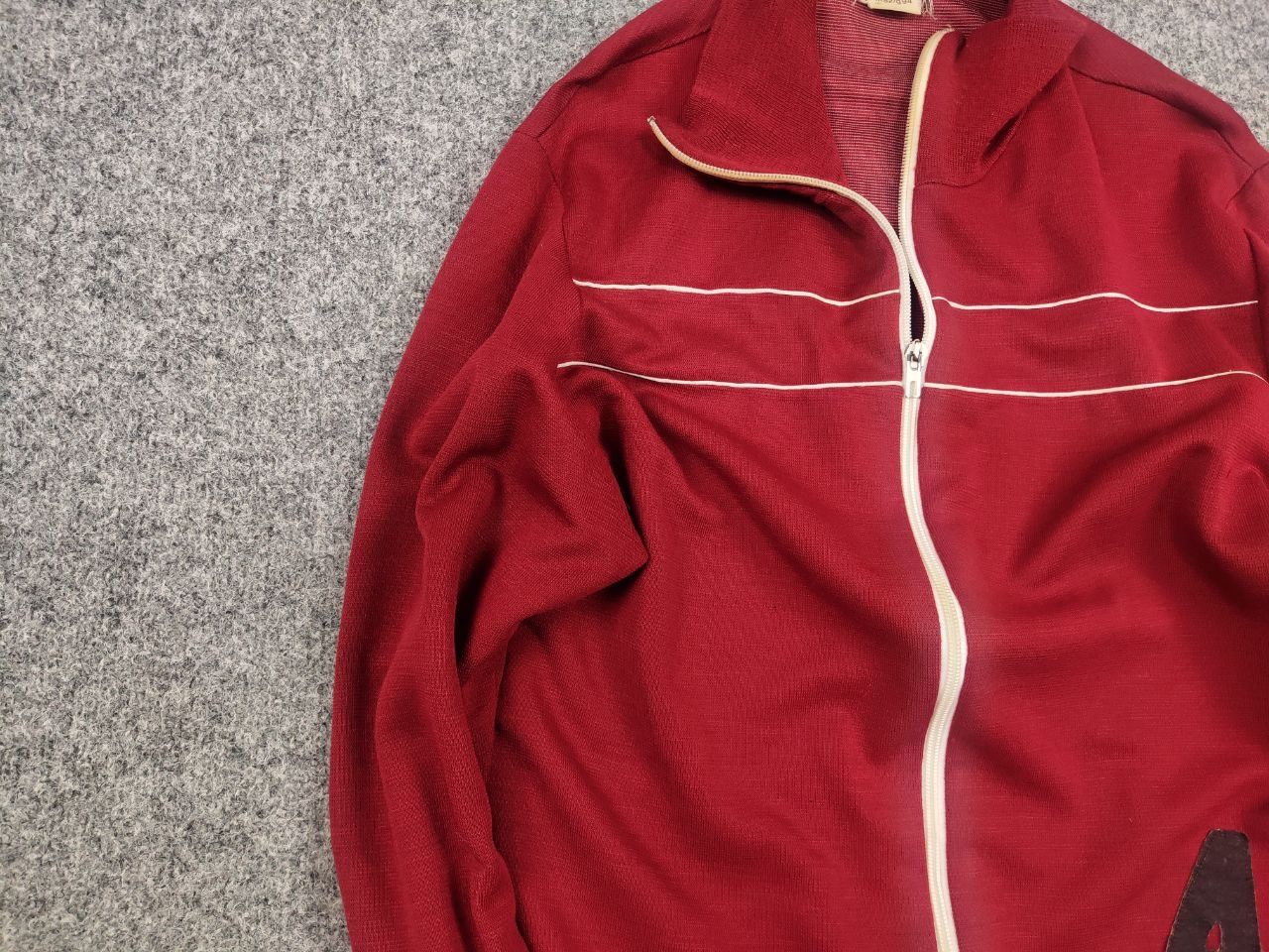 Champion Rare Vintage 50's Champion Logo 4 Red Zip Light Track Jacket Size US M / EU 48-50 / 2 - 7 Thumbnail