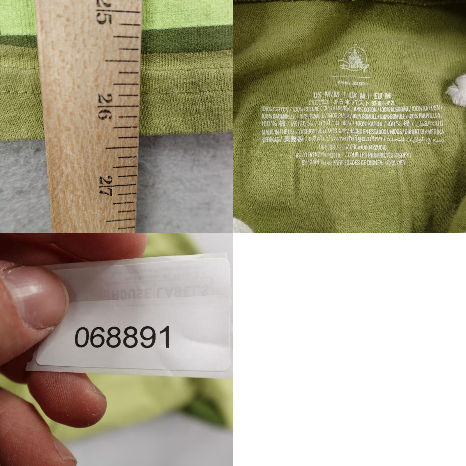 Disney Disney Hoodie M Encanto Bruno Spirit Jersey Hooded Shirt Green Pullover Mens Size US M / EU 48-50 / 2 - 8 Thumbnail