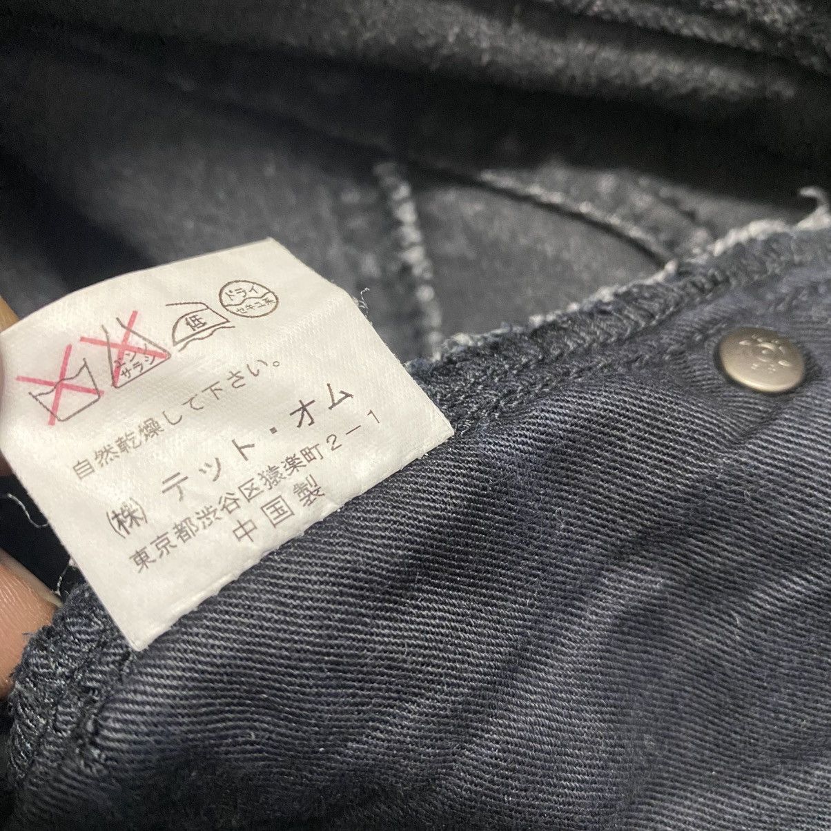 Tete Homme TETE HOMME Black Denim Slim Jeans Size US 30 / EU 46 - 20 Thumbnail