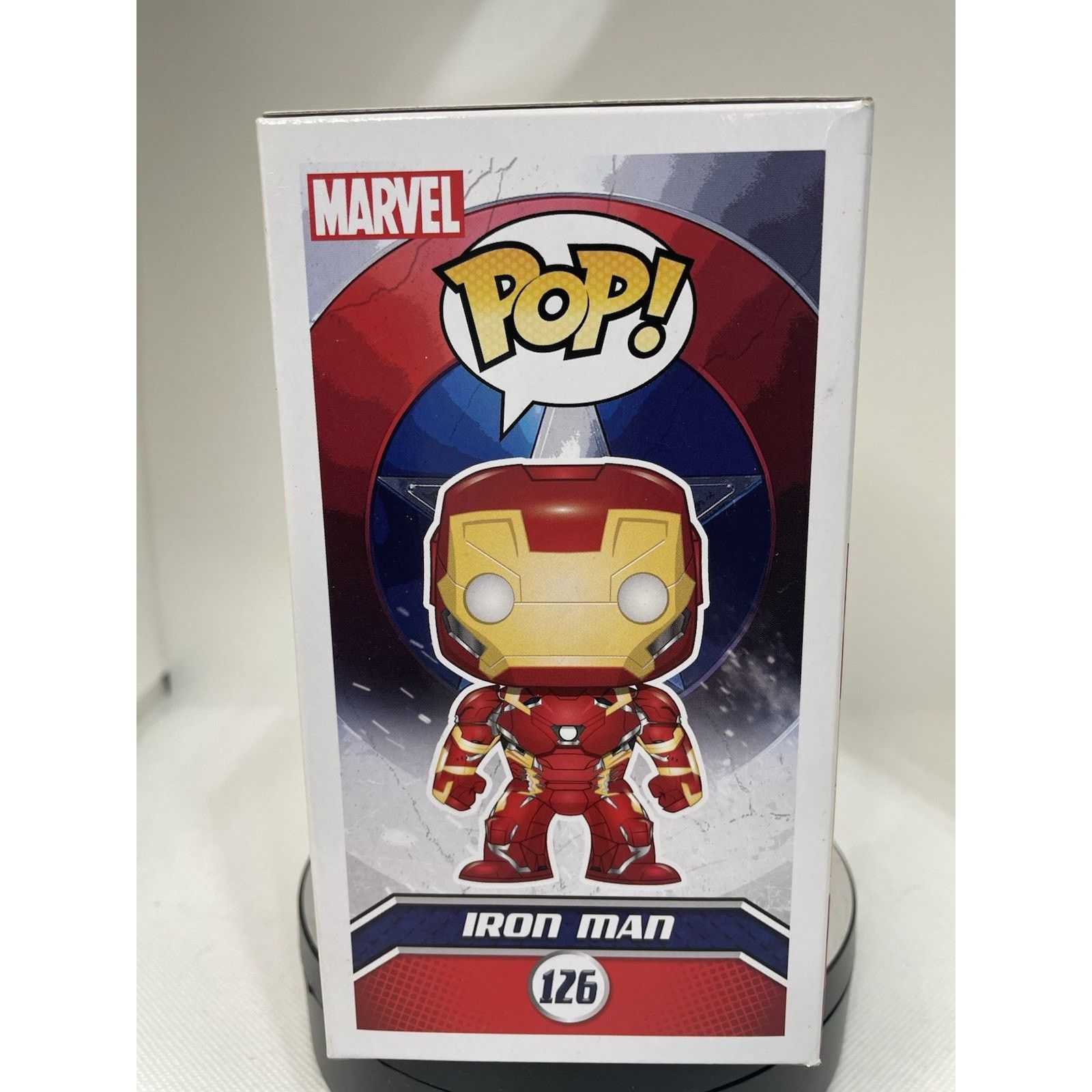 Marvel Comics Funko Pop! Vinyl: Marvel - Iron Man #126 With Pop Protector Size ONE SIZE - 7 Thumbnail
