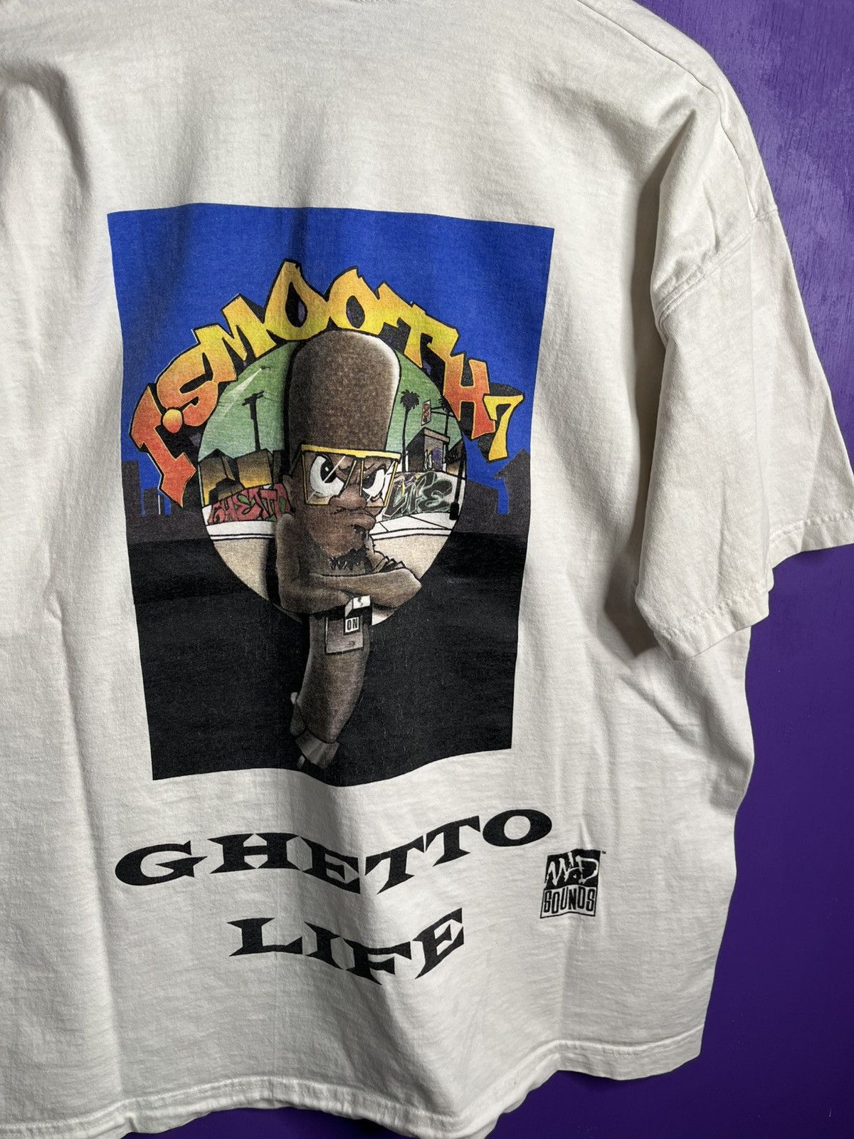 Rap Tees × Vintage Vintage 90s Coolin in da ghetto I smooth t-shirt Size US XL / EU 56 / 4 - 3 Thumbnail