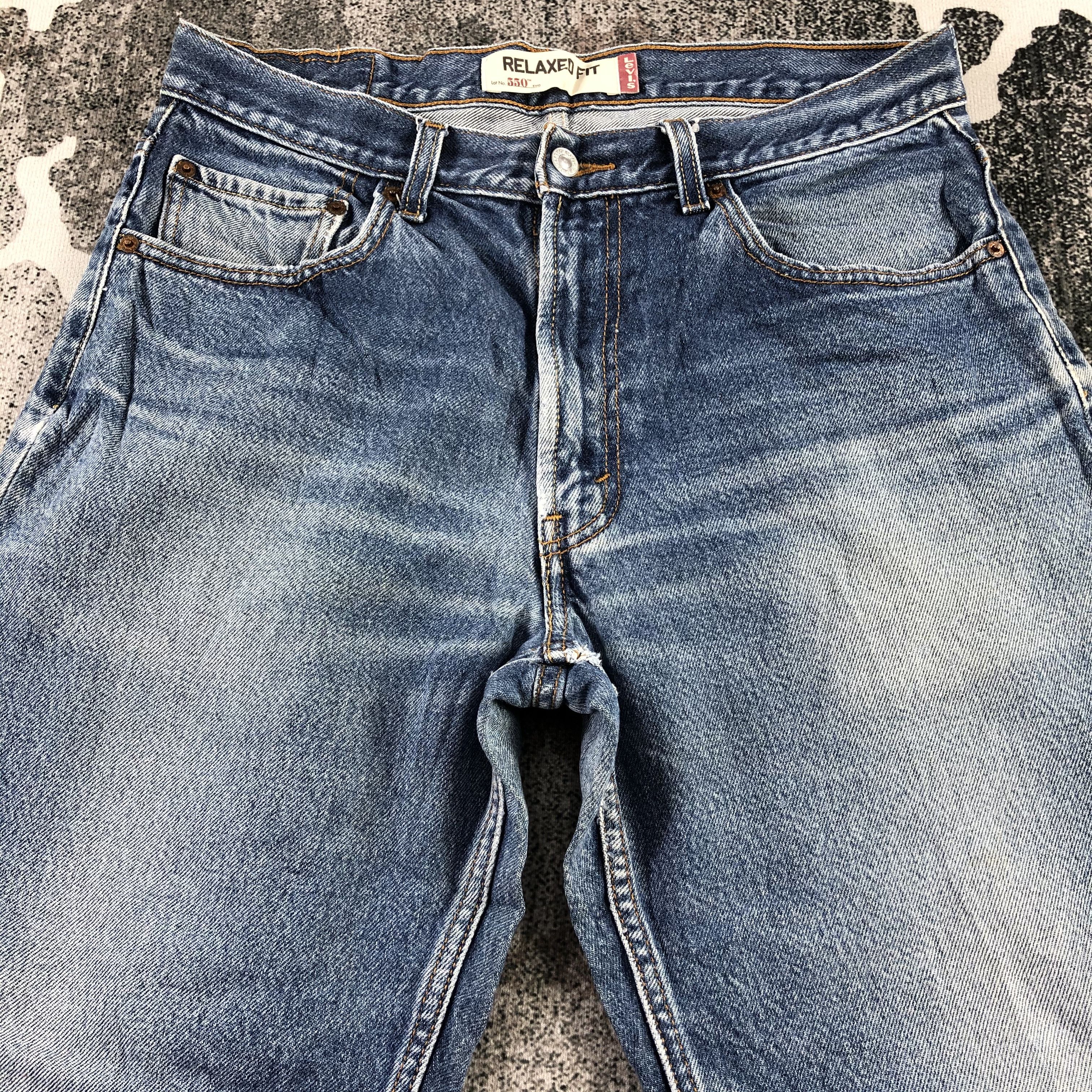 Levi's Vintage Levi's 550 Jeans Stone Wash Denim KJ1413 Size US 34 / EU 50 - 4 Thumbnail