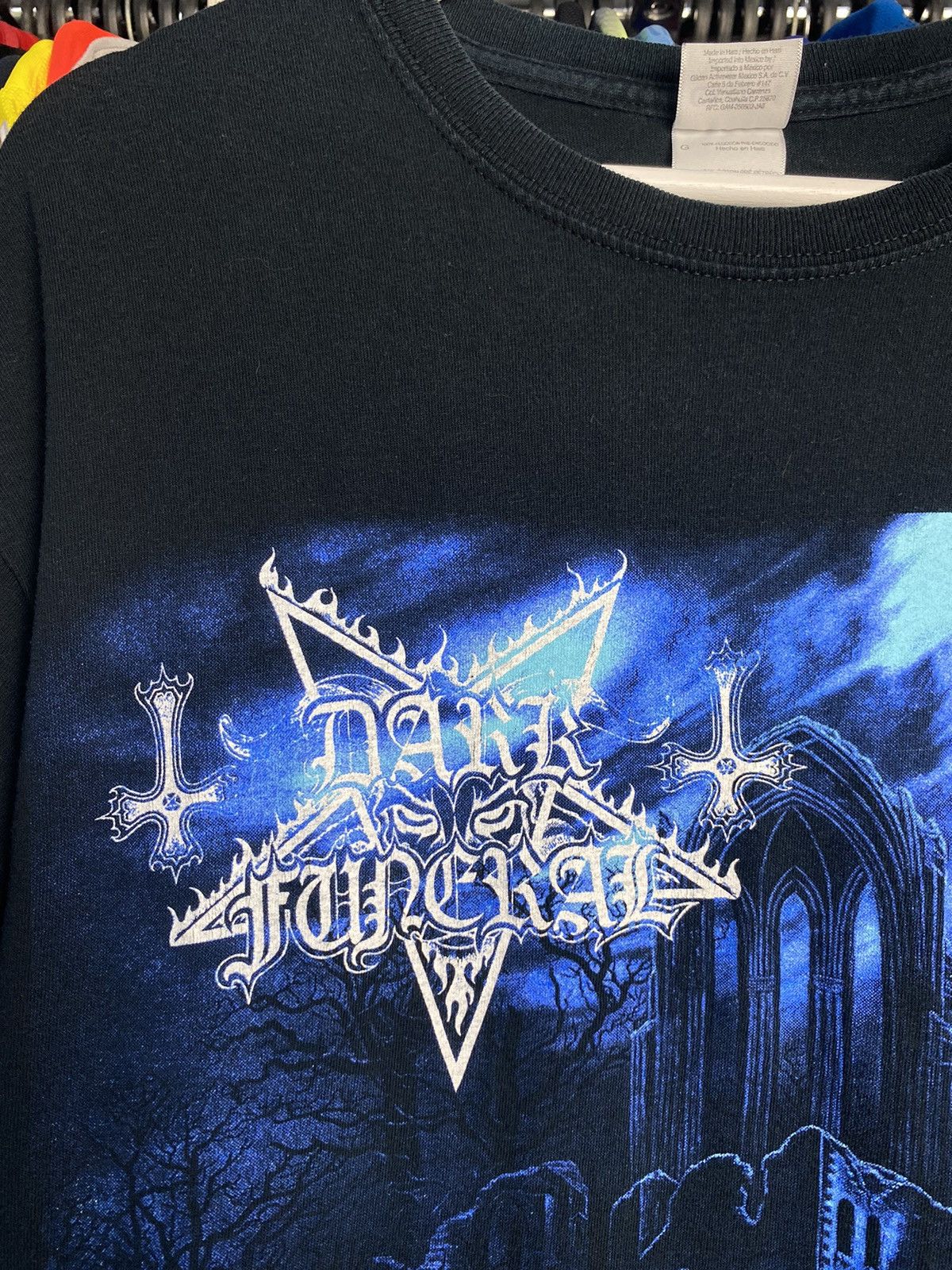 Gildan Dark Funeral 1998 Secret Black Arts Band T shirt Size US L / EU 52-54 / 3 - 5 Thumbnail