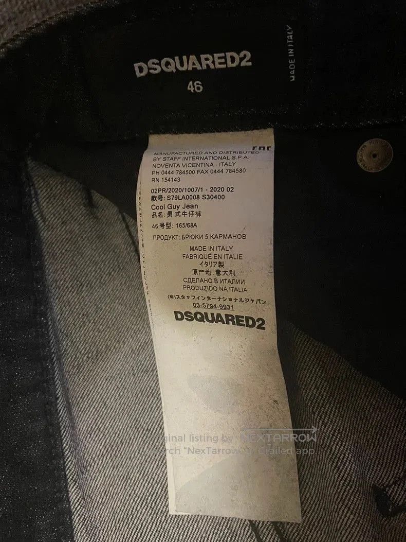 Dsquared2 Dsquared2 Graffiti Print Denim Jeans. Size US 32 / EU 48 - 8 Thumbnail