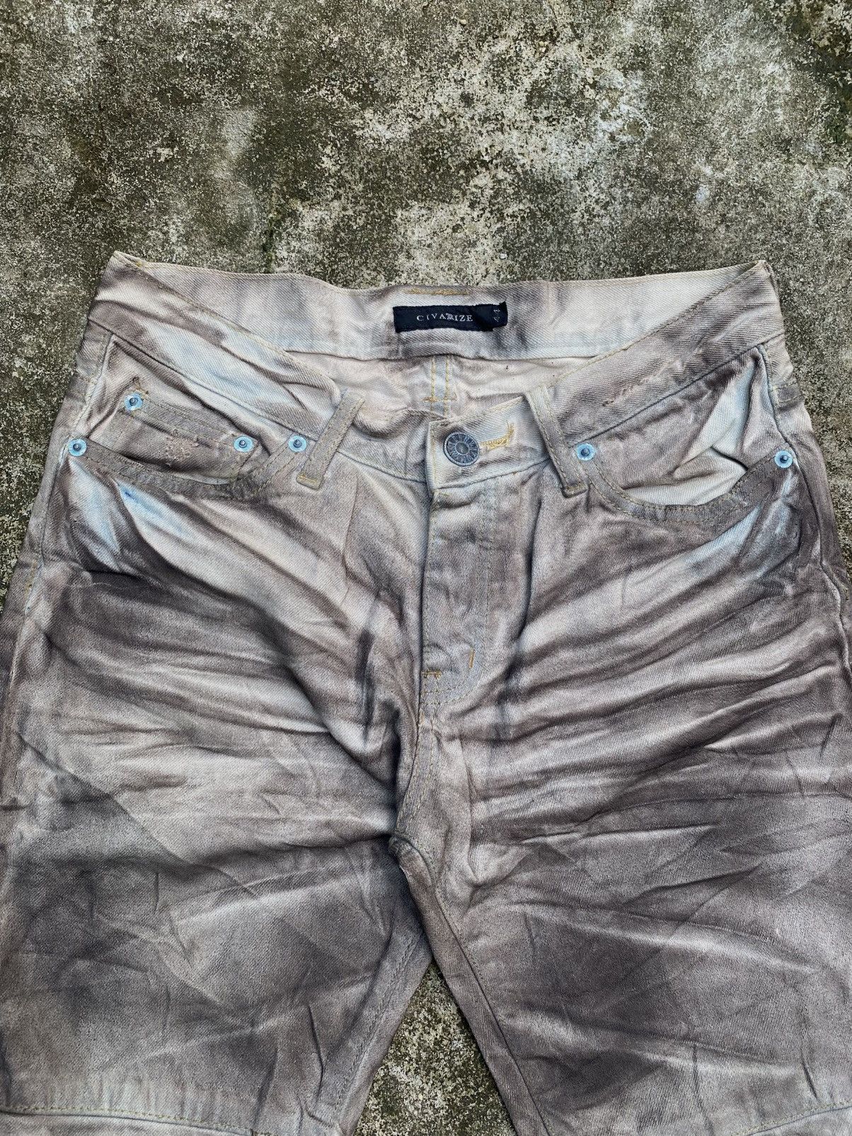 If Six Was Nine JAPANESE BRAND CIVARIZE SHORT JEANS Size US 28 / EU 44 - 3 Thumbnail