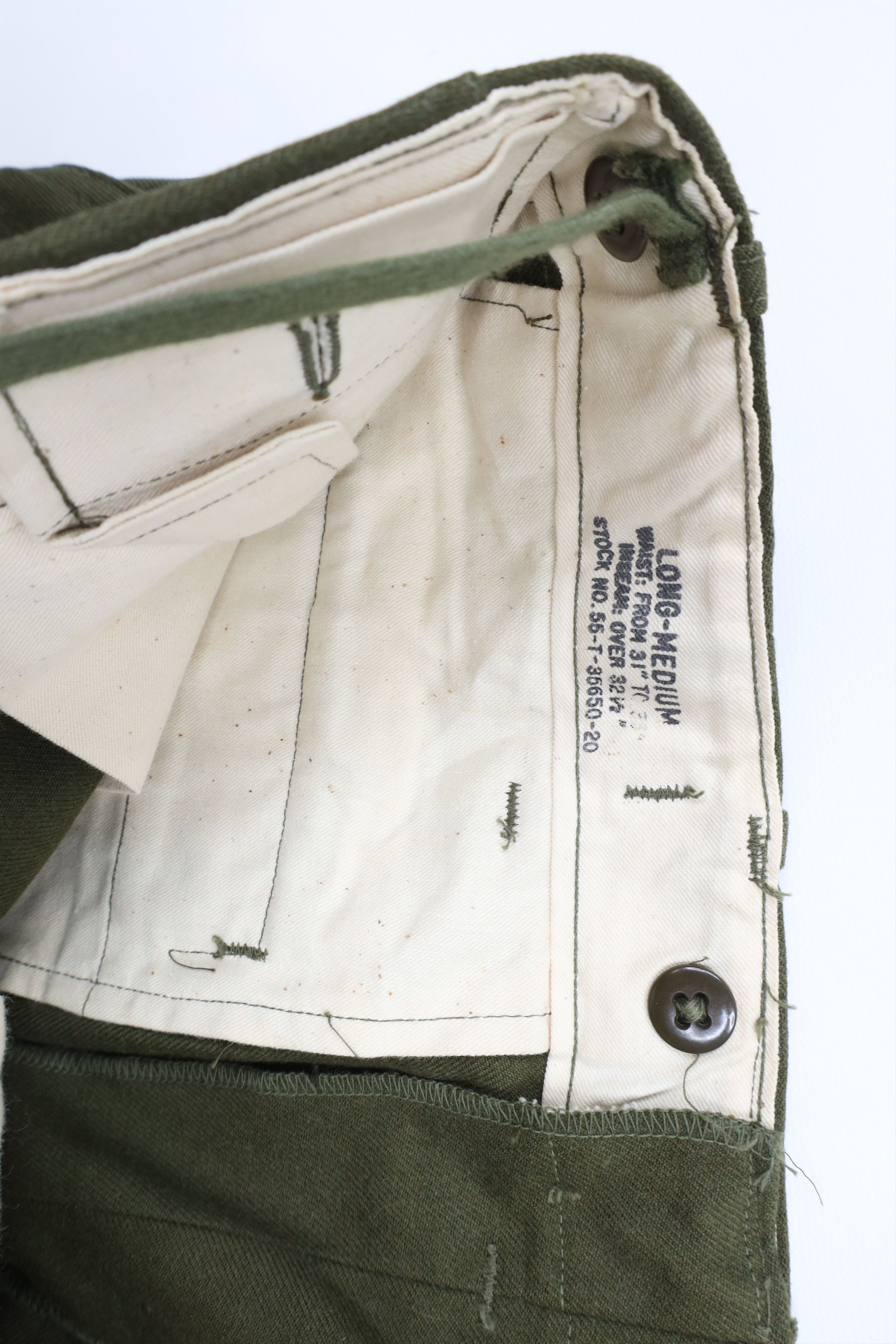 Vintage Vintage 50s Korean War Wool M-1951 Field Trousers Pants USA Size US 34 / EU 50 - 7 Thumbnail