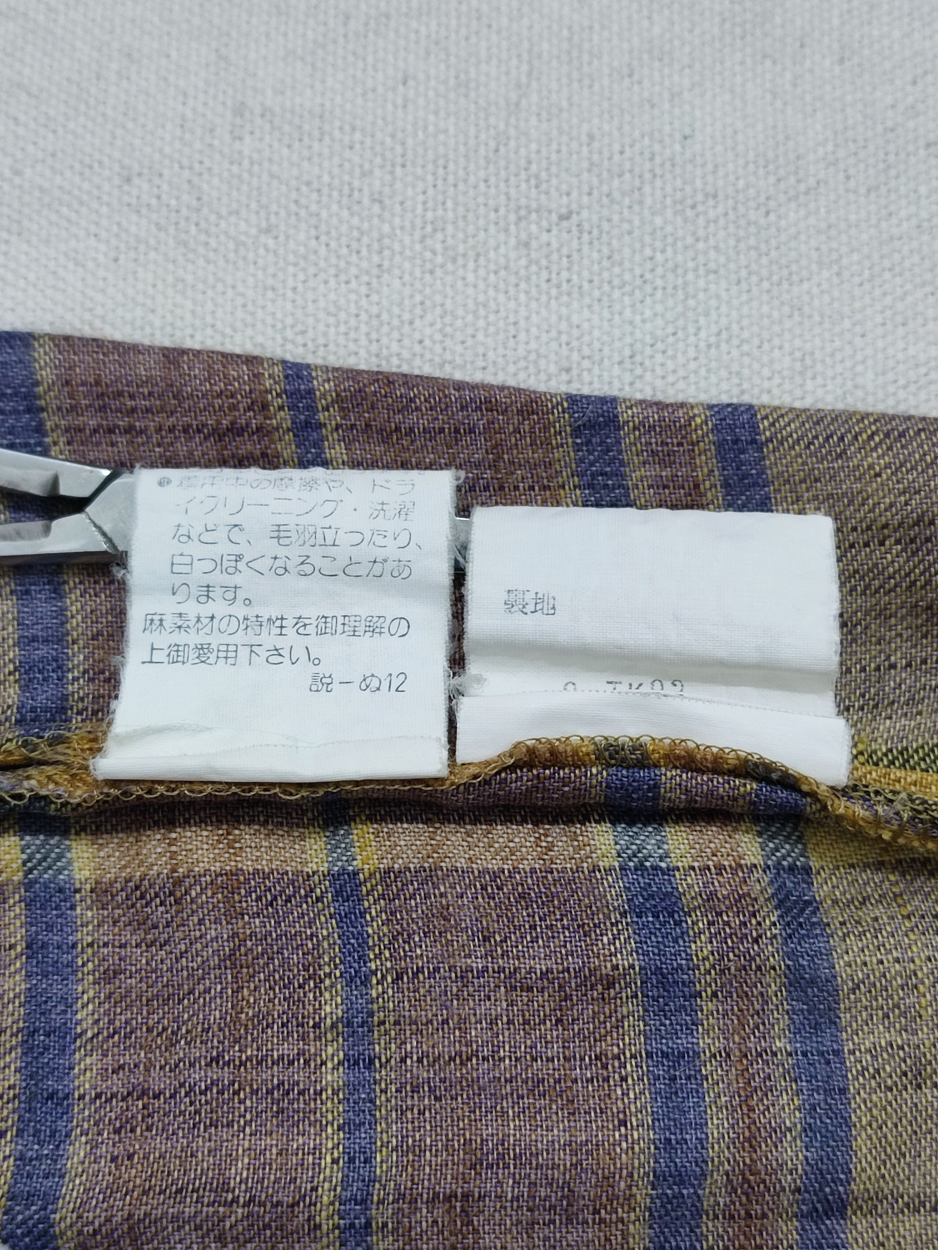 Burberry Burberrys Women Linen Plaid Blazer Size ONE SIZE - 8 Thumbnail