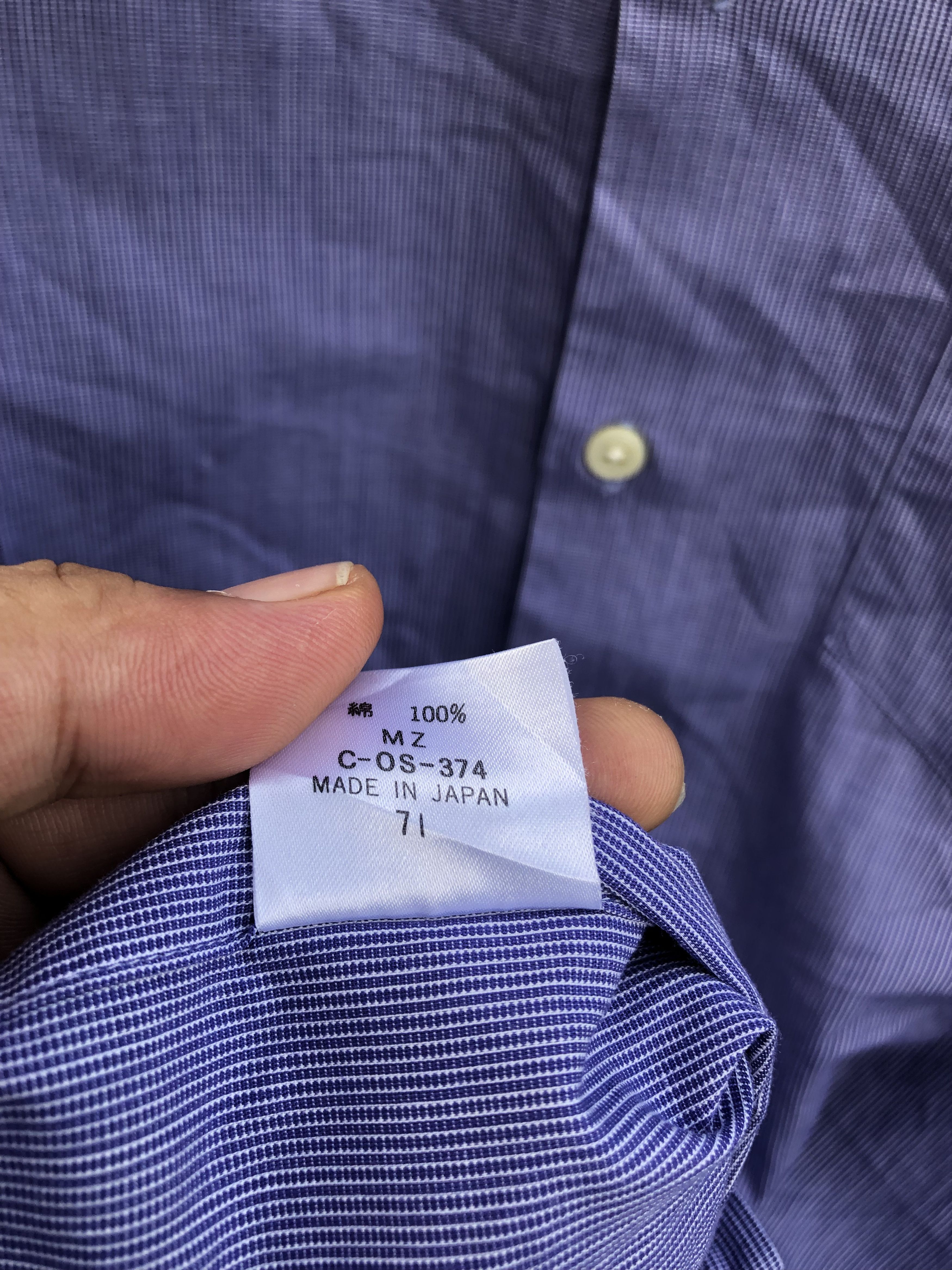 Yohji Yamamoto Yohji yamamoto stripe button shirt size M Size US M / EU 48-50 / 2 - 3 Thumbnail