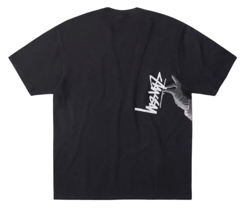 Stussy 🎱 Stussy NEW! Lady Paris Pigment Dyed Tee XXL Black 2XL 🎱 Size US XXL / EU 58 / 5 - 4 Thumbnail