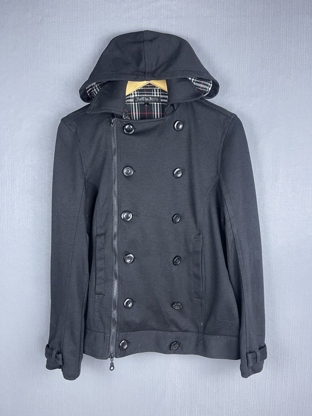 In The Attic 🔥STEALS IN THE ATTIC Double Layer Punk Style Hoodie Jacket Size US M / EU 48-50 / 2 - 5 Thumbnail