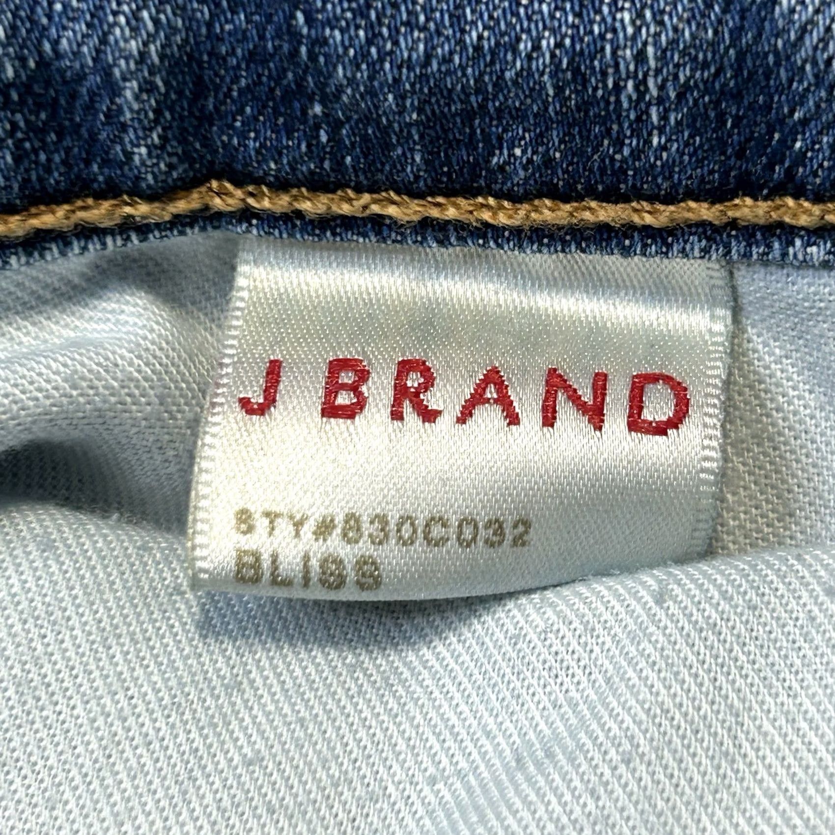 J Brand J Brand Jeans The Cass Skinny Bliss Women 27 Denim Pockets Contrast Side Strips Bohemian Preppy USA VINTAGE? Size 27" / US 4 / IT 40 - 6 Thumbnail