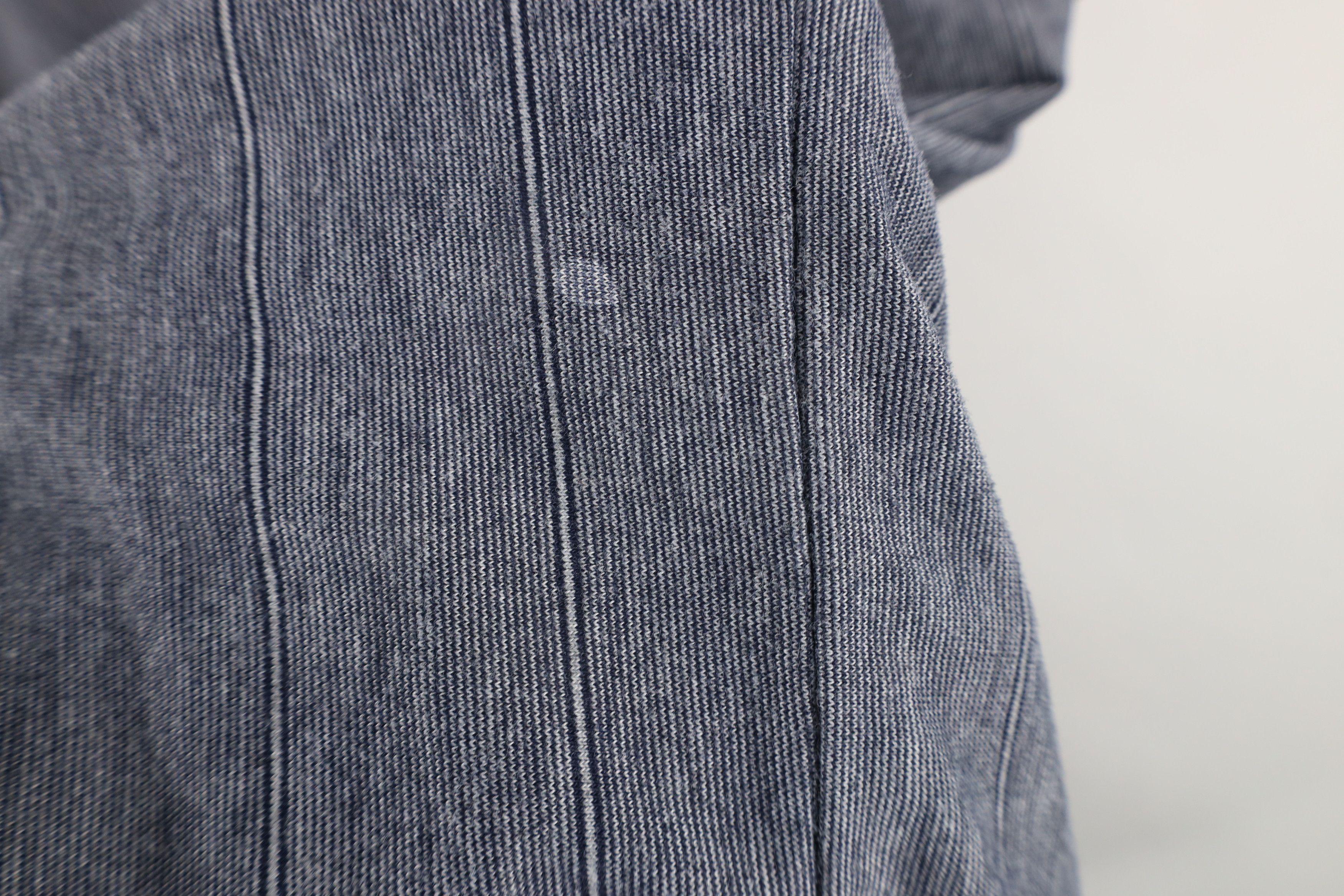 Vintage Vintage 90s Streetwear Striped Knit Collared Polo Shirt Blue Size US XXL / EU 58 / 5 - 7 Thumbnail