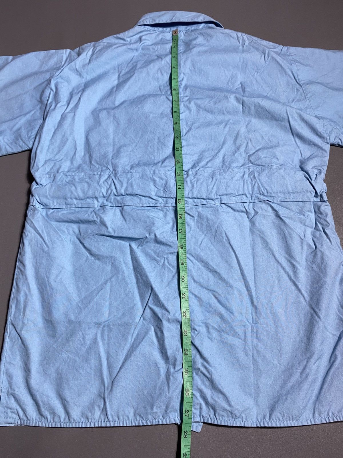 Celine CELINE Phoebe Philo Blue Cotton Silver d Ring Belt Shirt Size M / US 6-8 / IT 42-44 - 12 Thumbnail