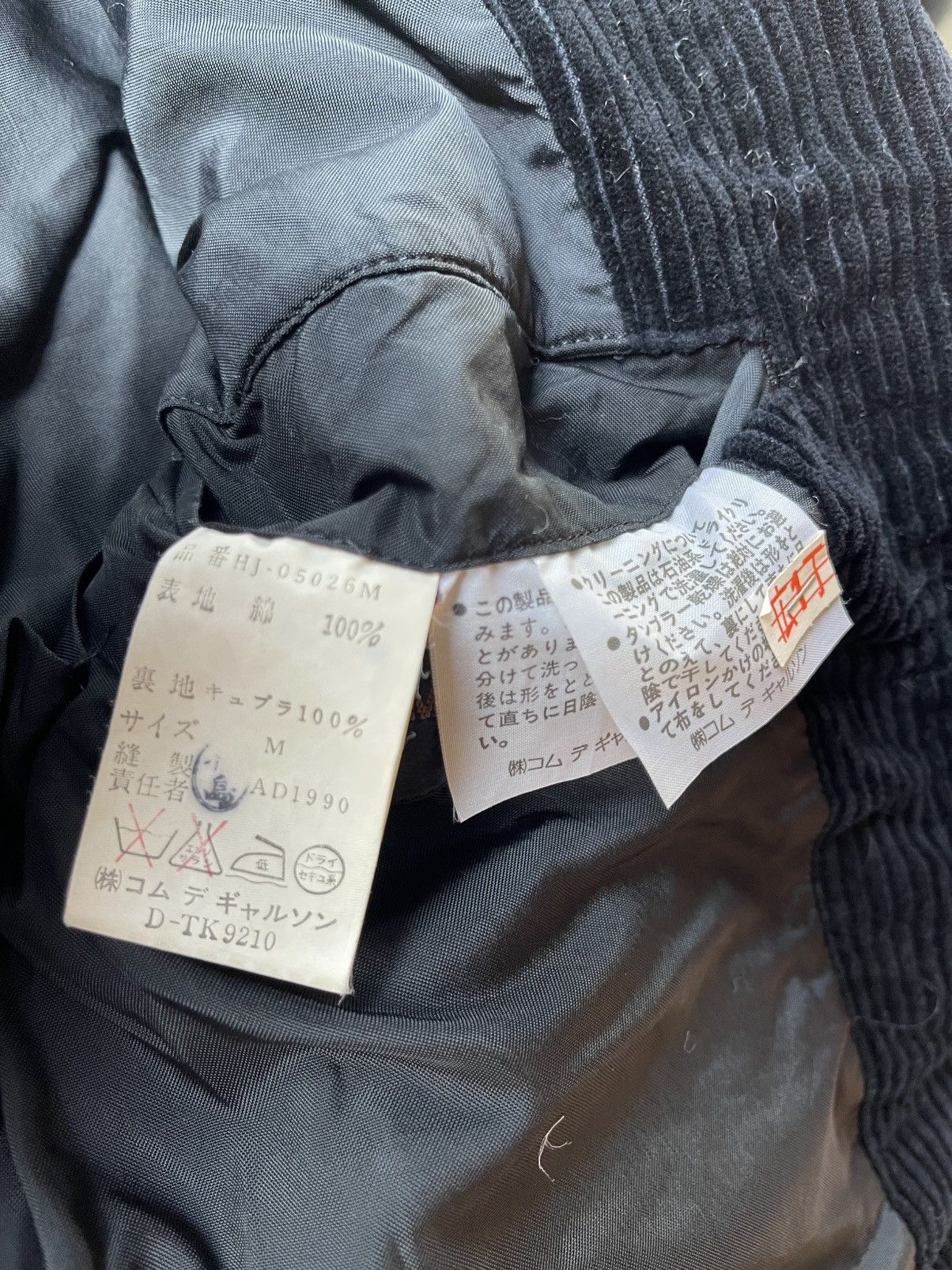 Comme des Garcons Homme Vintage Comme Des Garcons AD1990 Corduroy Faded Arms Jacket Size US M / EU 48-50 / 2 - 15 Thumbnail