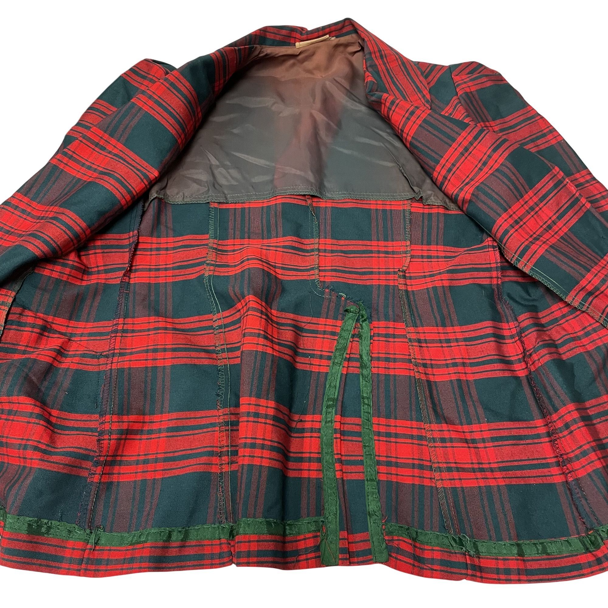 Other Vtg TARTAN CHRISTMAS Plaid Jacket Blazer Shirt M Size M / US 6-8 / IT 42-44 - 4 Thumbnail