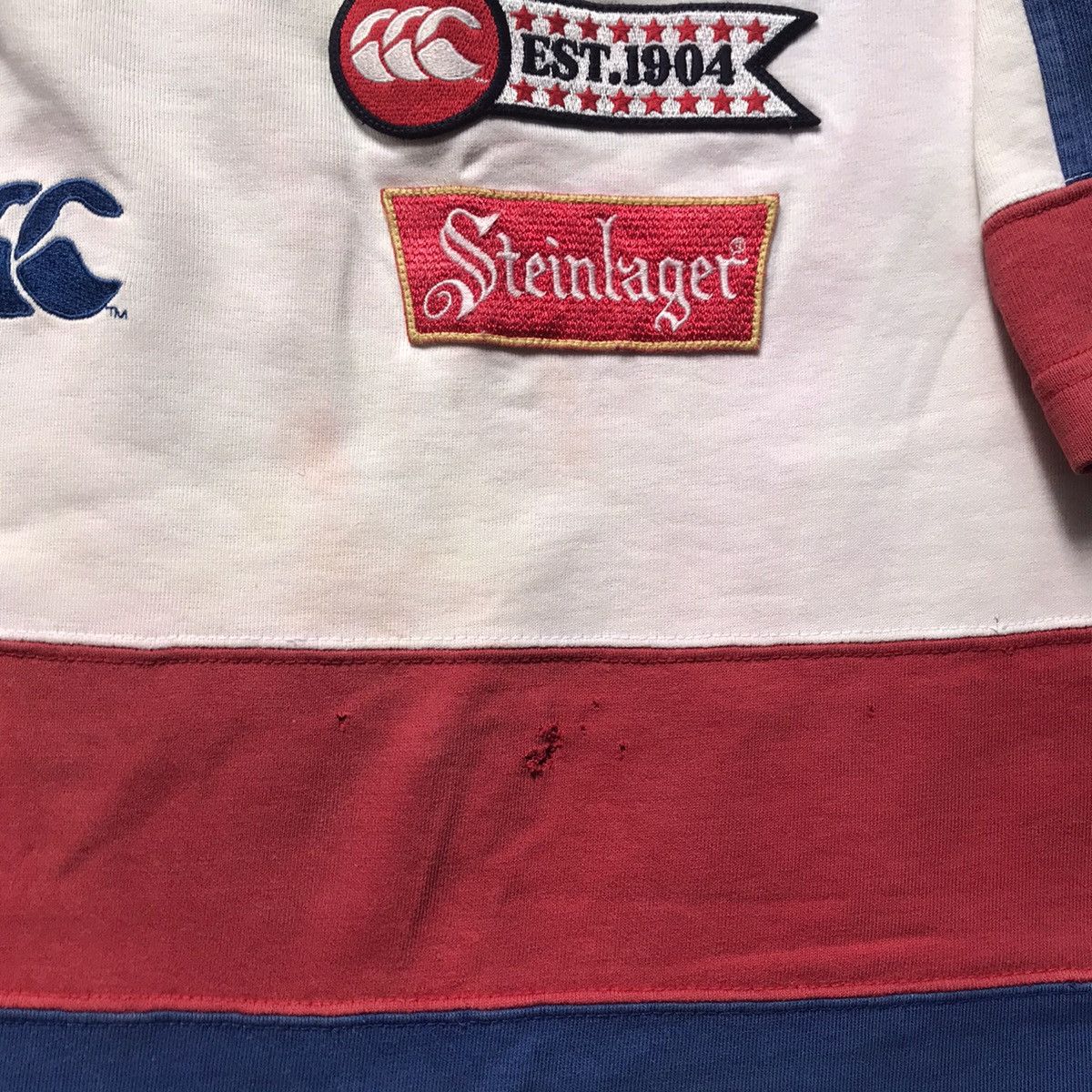 Canterbury of New Zealand × Vintage VINTAGE CANTERBURY STEINLAGER CCC SPORT FOOTBALL UNION SHIRT Size US XL / EU 56 / 4 - 4 Thumbnail