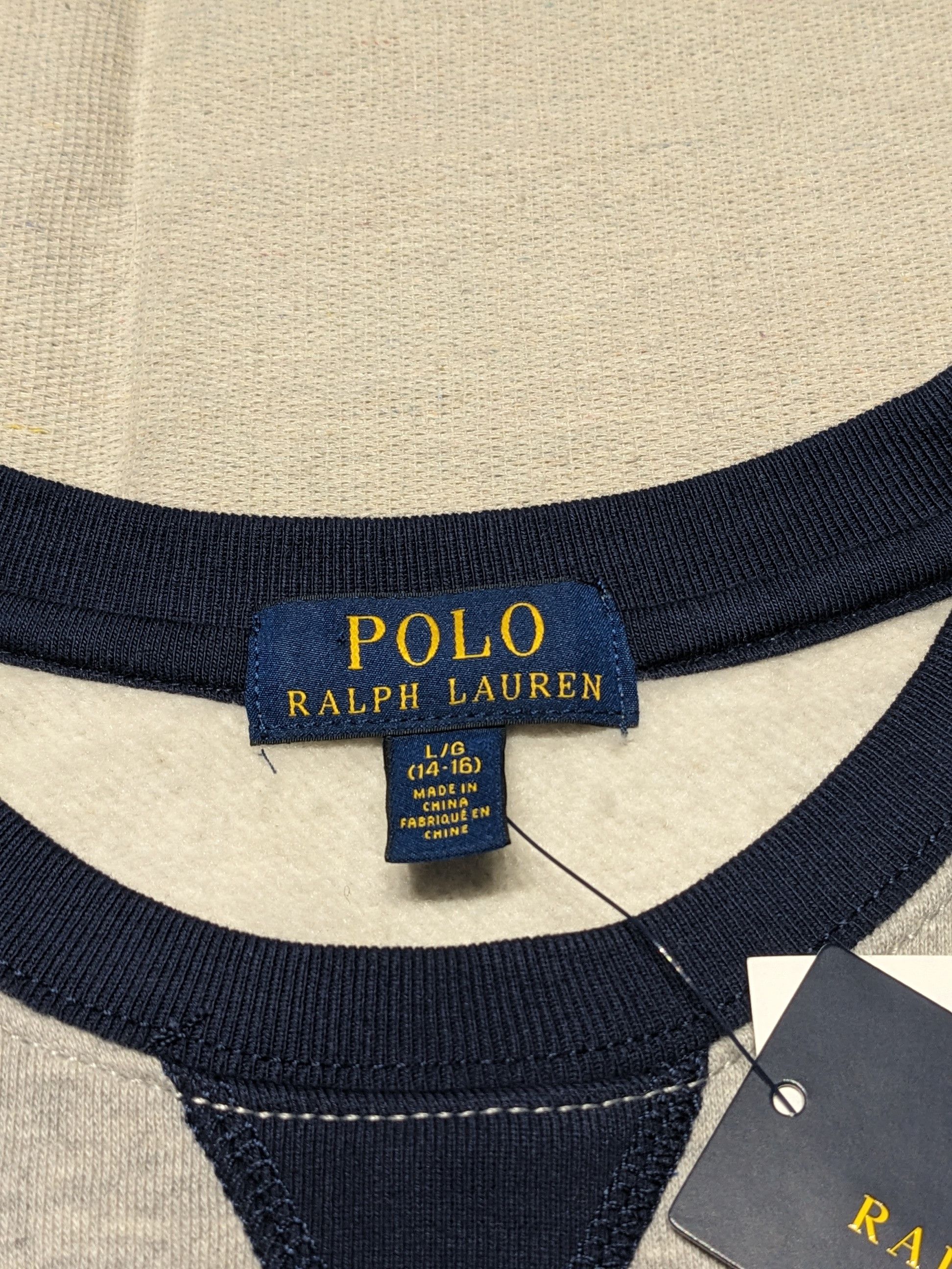 Polo Ralph Lauren Polo Spellout Embroidered Crewneck Sweater boys L men's S Size US S / EU 44-46 / 1 - 6 Thumbnail