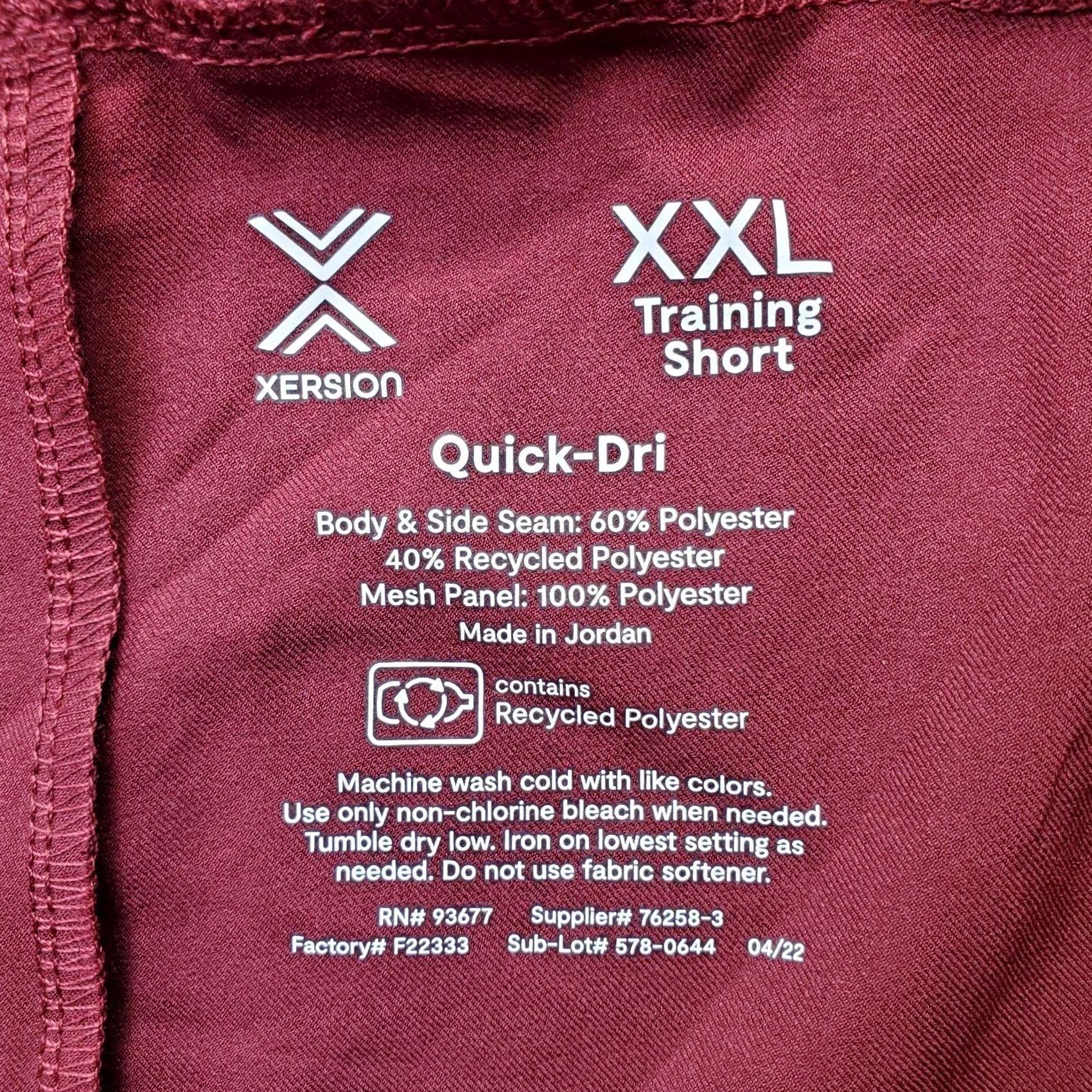 Vintage Xersion Training Shorts Mens 2XL Multi Stretch Quick Dri 7" Inseam Regular Fit Size US 39 - 6 Thumbnail