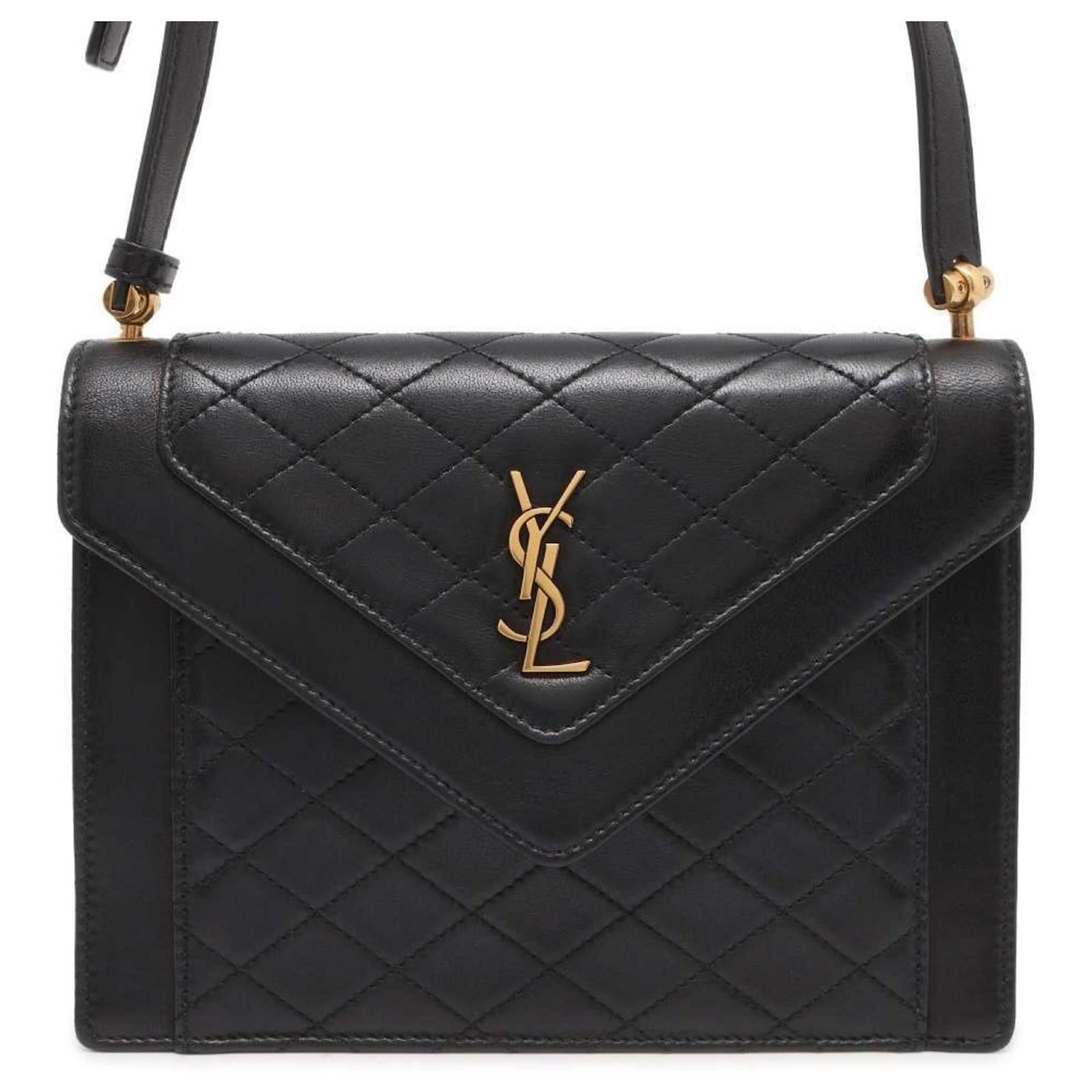 Saint Laurent Paris o1b1hav110924 Size: OS / Mini Gaby Leather Bag in Black Size ONE SIZE - 1 Thumbnail