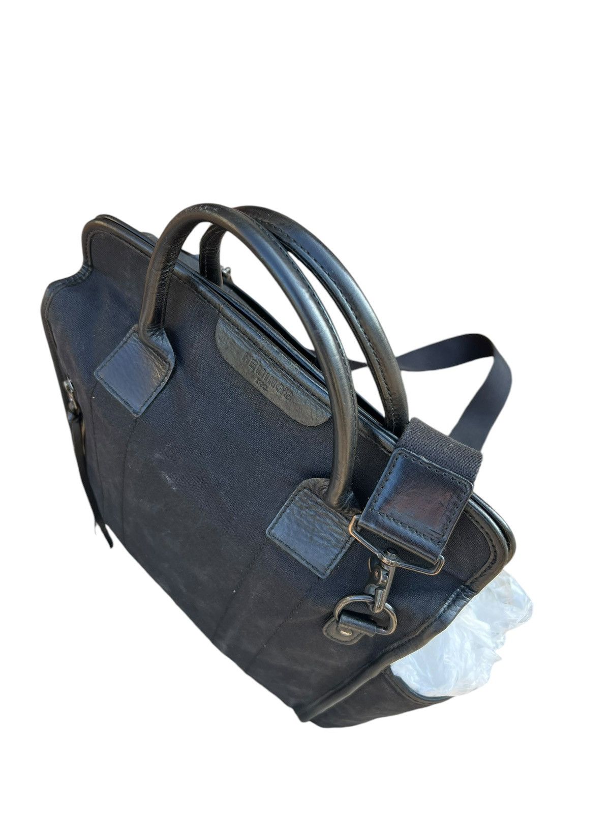Vintage Vintage Heming’s Inc. X Rootote Japan Fade Black Canvas Bag Size ONE SIZE - 18 Thumbnail