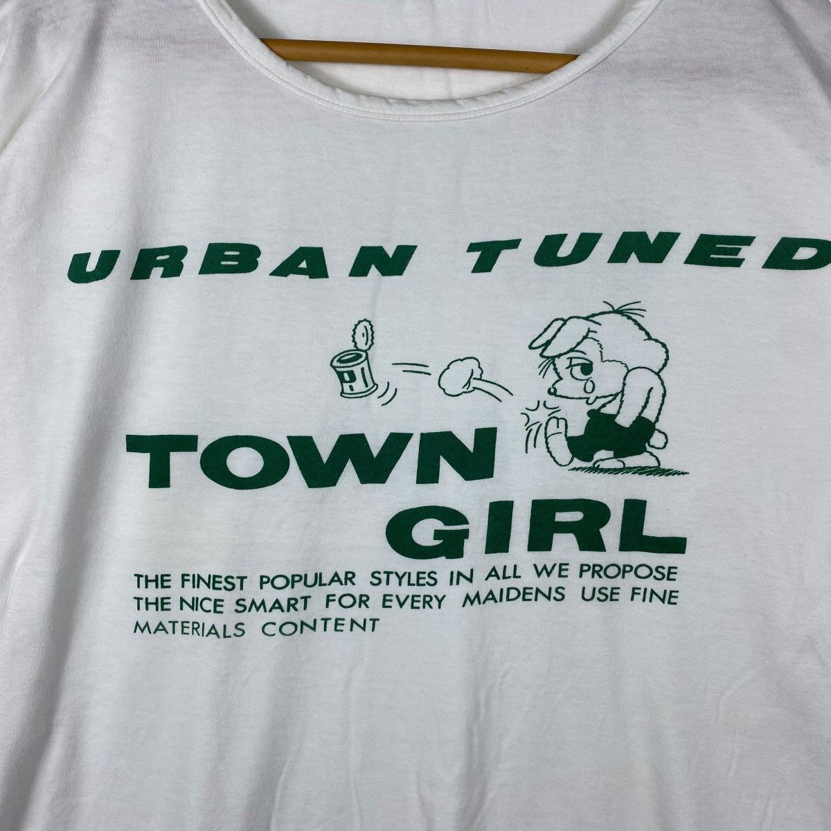 Vintage Vintage 80's TOWN GIRL Urban Tuned Longsleeve Graphic Tee Size L / US 10 / IT 46 - 2 Thumbnail