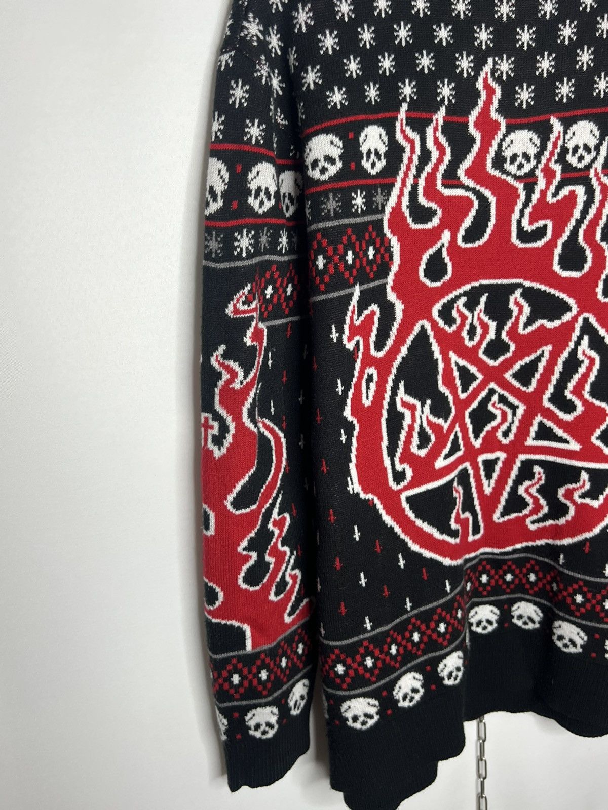 Killstar Killstar Satan Sculls Art Sweater Goth Style Streetwear Size US XXL / EU 58 / 5 - 11 Thumbnail