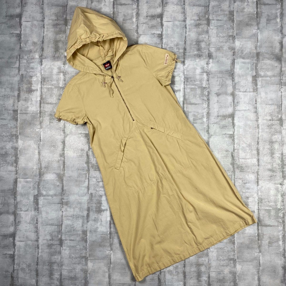 Image of Archival Clothing x Diesel Very!! Archive Diesel Vintage Dress Y2K Style in Beige, Women's (Size Sm