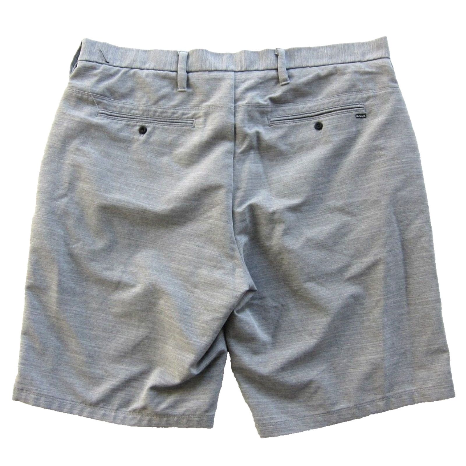 Hurley Hurley Grey Stretch Classic Work Golf Bermuda Chino Shorts Men 36 Size US 36 / EU 52 - 2 Thumbnail