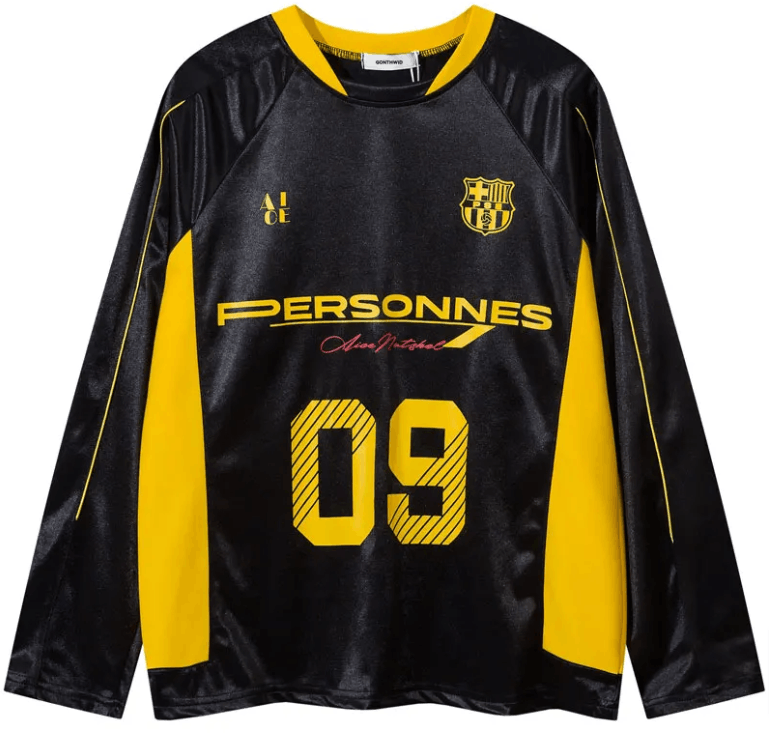 Japanese Brand × Vintage "AECE-Black-M" 90s Long Sleeve Streetwear Size US M / EU 48-50 / 2 - 1 Thumbnail