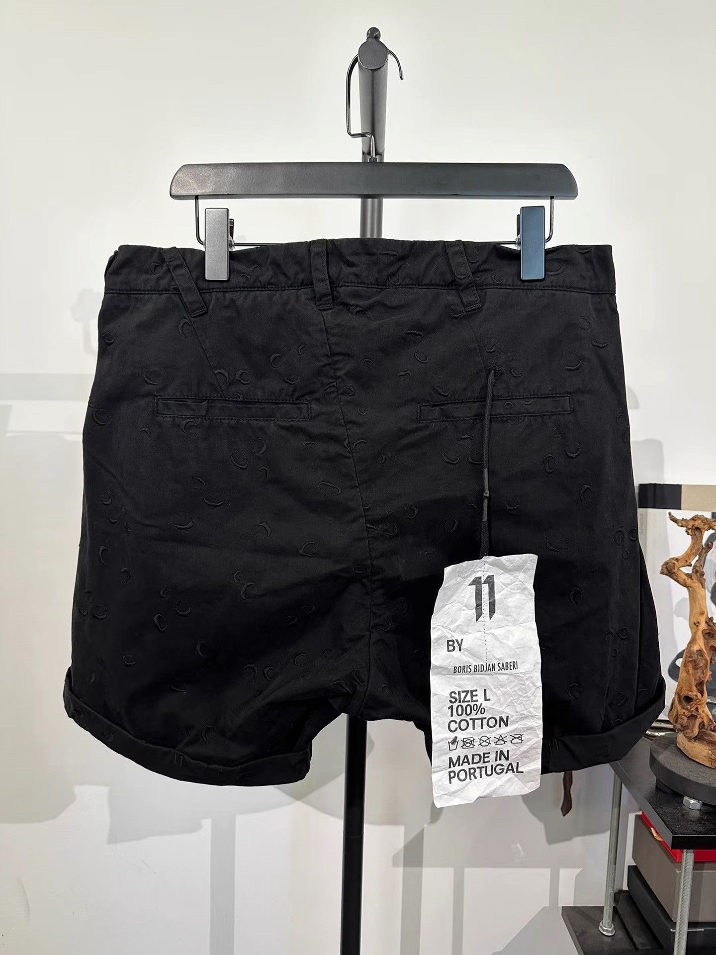 11 By Boris Bidjan Saberi 11by BBS P5 Stitched Twill Shorts K35 Size US 35 - 2 Thumbnail