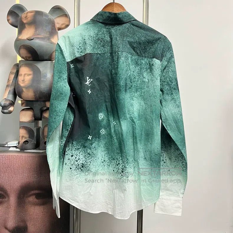 Louis Vuitton Louis Vuitton Ink and wash shirt Size US M / EU 48-50 / 2 - 2 Thumbnail