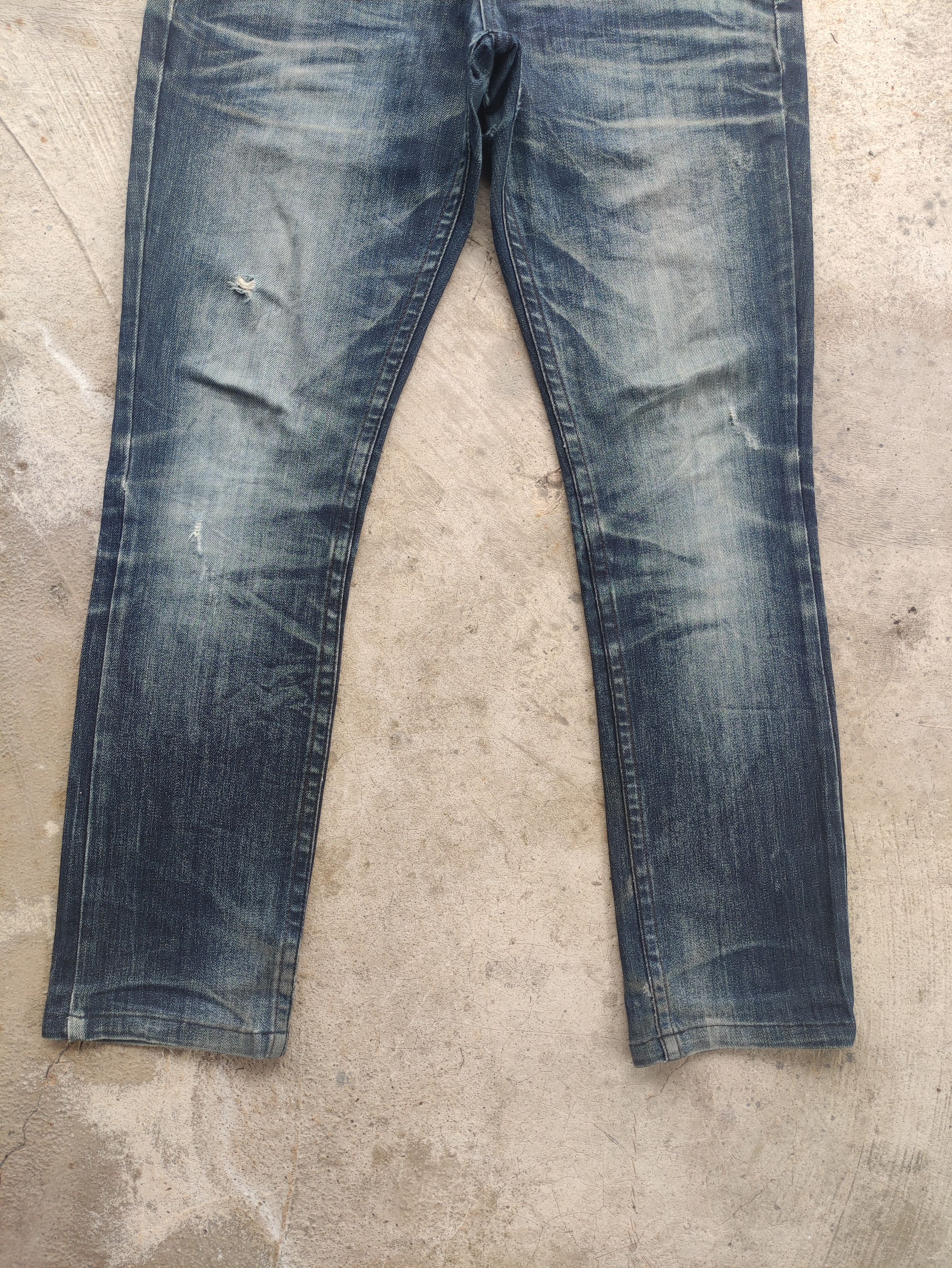 Japanese Brand Vintage Cloud 72 Distressed Faded Denim W30 Size US 30 / EU 46 - 4 Thumbnail