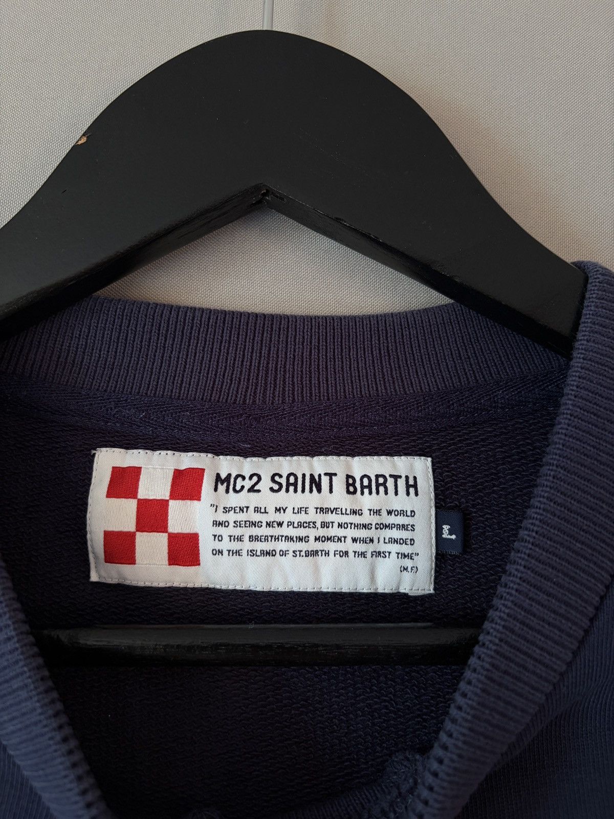 MC2 Saint Barth MC2 Saint Barth Coca Cola Navy Sweatshirt Size US L / EU 52-54 / 3 - 6 Thumbnail