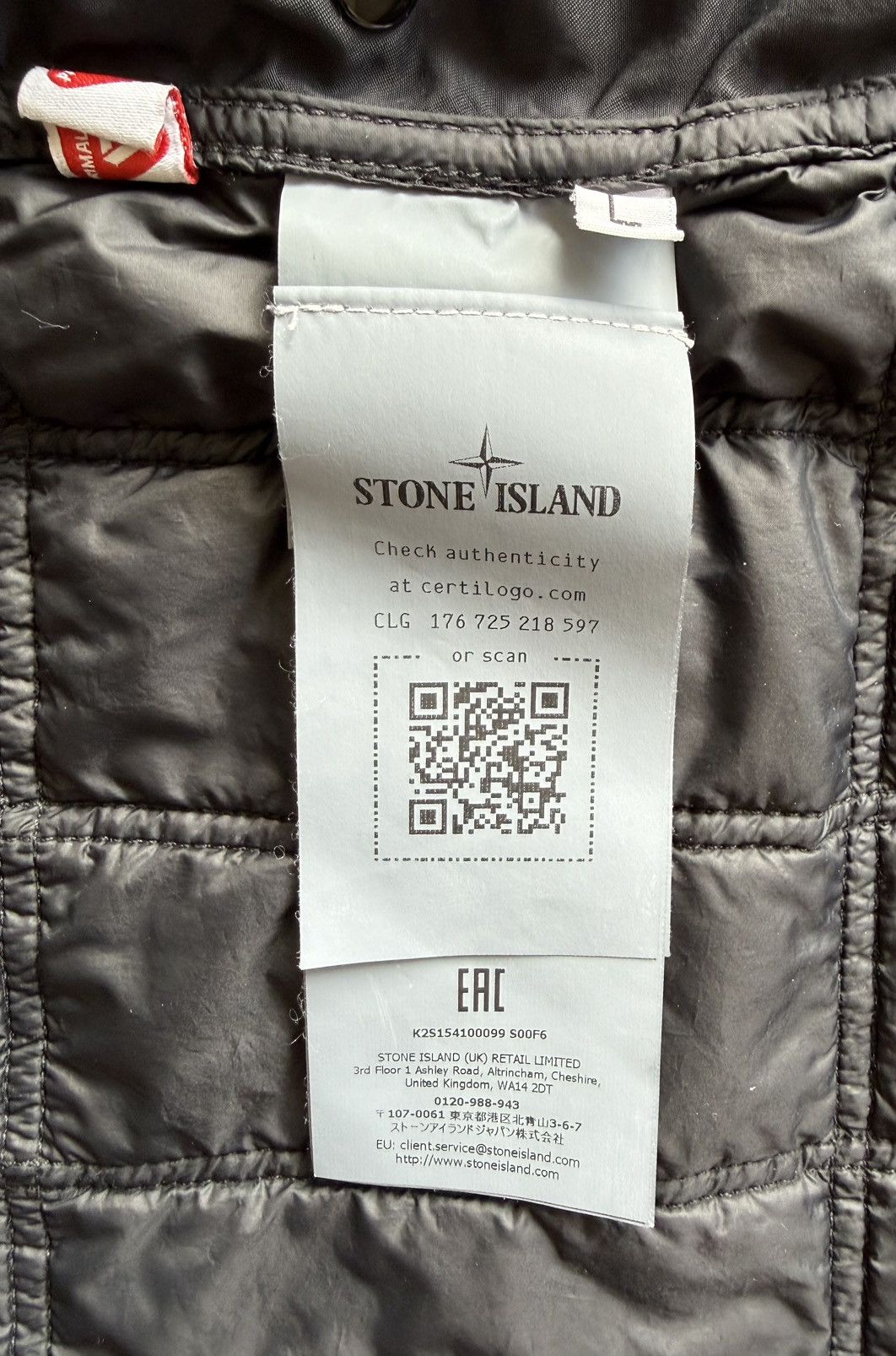 Stone Island Stone Island Black Nylon Smerigliato Jacket - Large Size US L / EU 52-54 / 3 - 9 Thumbnail
