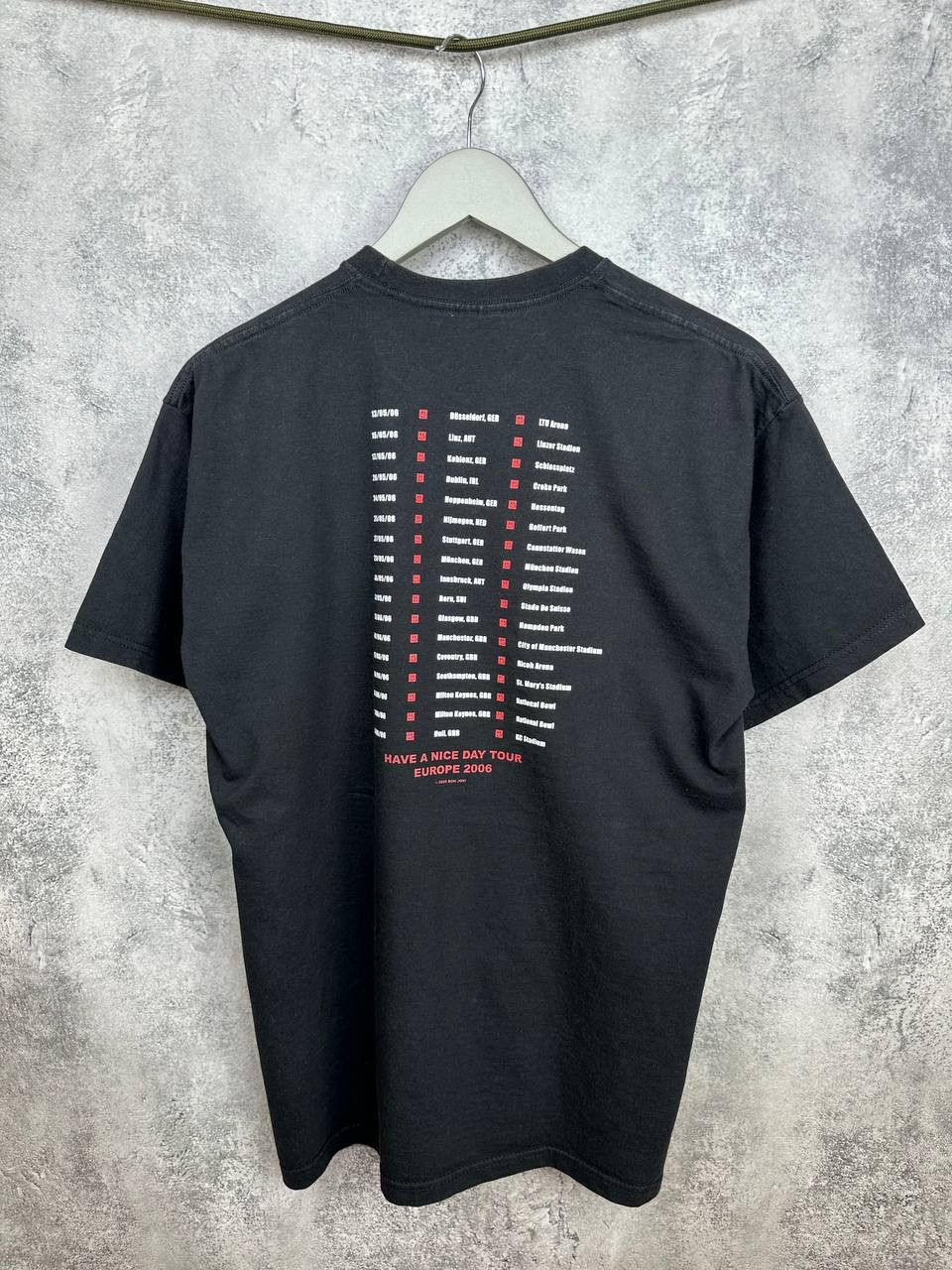 Bon Jovi Bon Jovi "Have A Nice Day Tour Europe 2006" Band T-Shirt Size US M / EU 48-50 / 2 - 2 Thumbnail