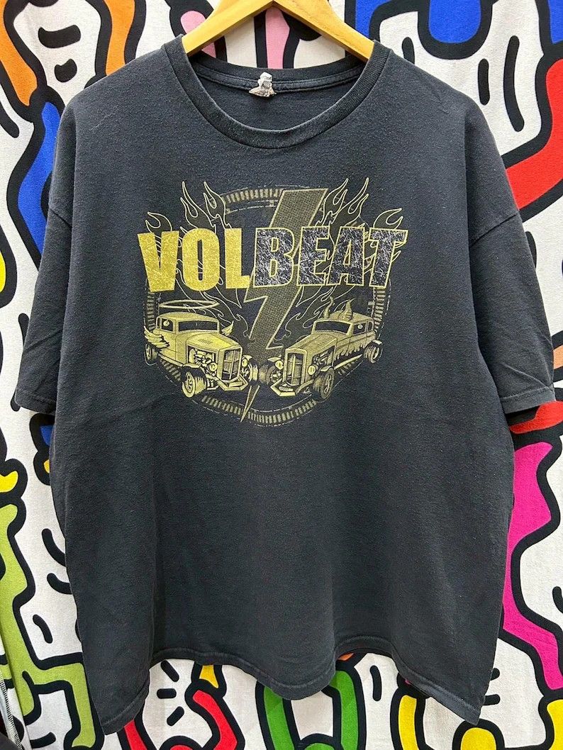 Vintage Vintage 2000s Volbeat tshirt size 2XL Size US XXL / EU 58 / 5 - 2 Thumbnail
