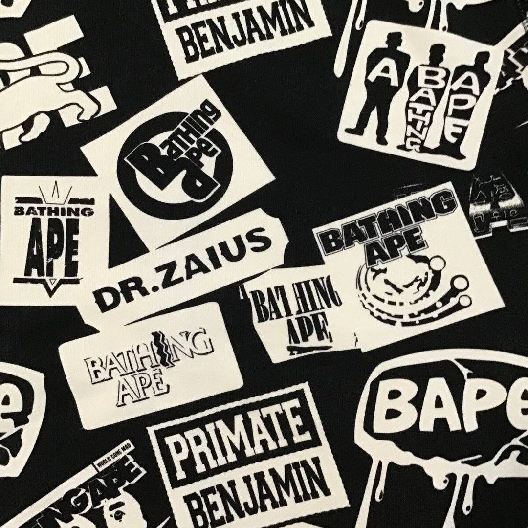 Bape BAPE Mix Logo Full Zip Hoodie a bathing ape NIGO Size US XL / EU 56 / 4 - 2 Thumbnail