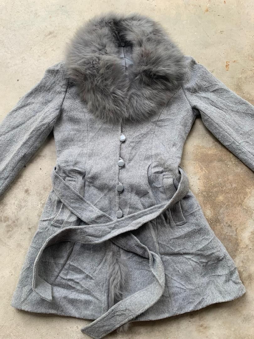 Japanese Brand CLE des ZONES fur Jacket Button Size XS / US 0-2 / IT 36-38 - 3 Thumbnail