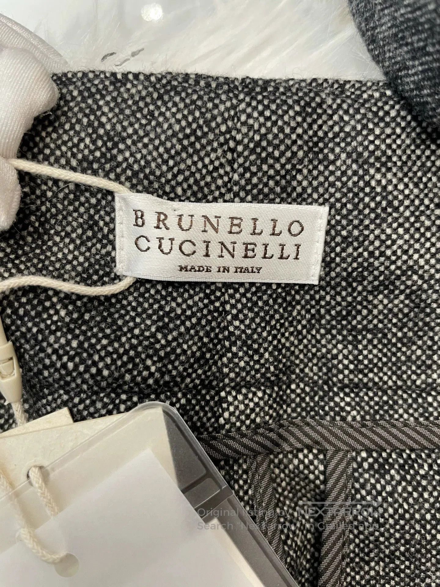 Brunello Cucinelli Brunello Cucinelli Gray Wool Trousers. Size US 36 / EU 52 - 3 Thumbnail